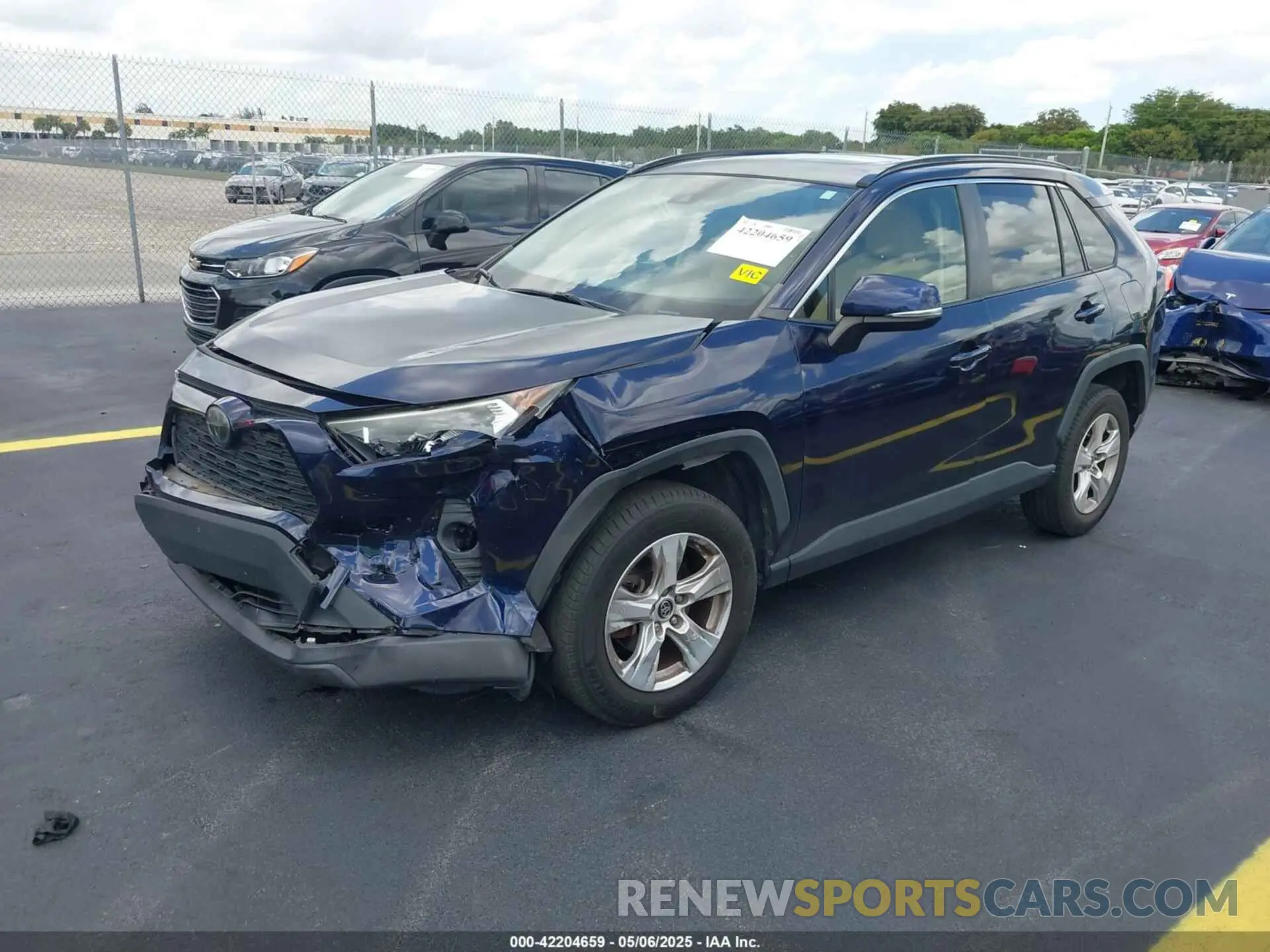 2 fotografías del automóvil dañado JTMW1RFV6KD502439 TOYOTA RAV4 2019