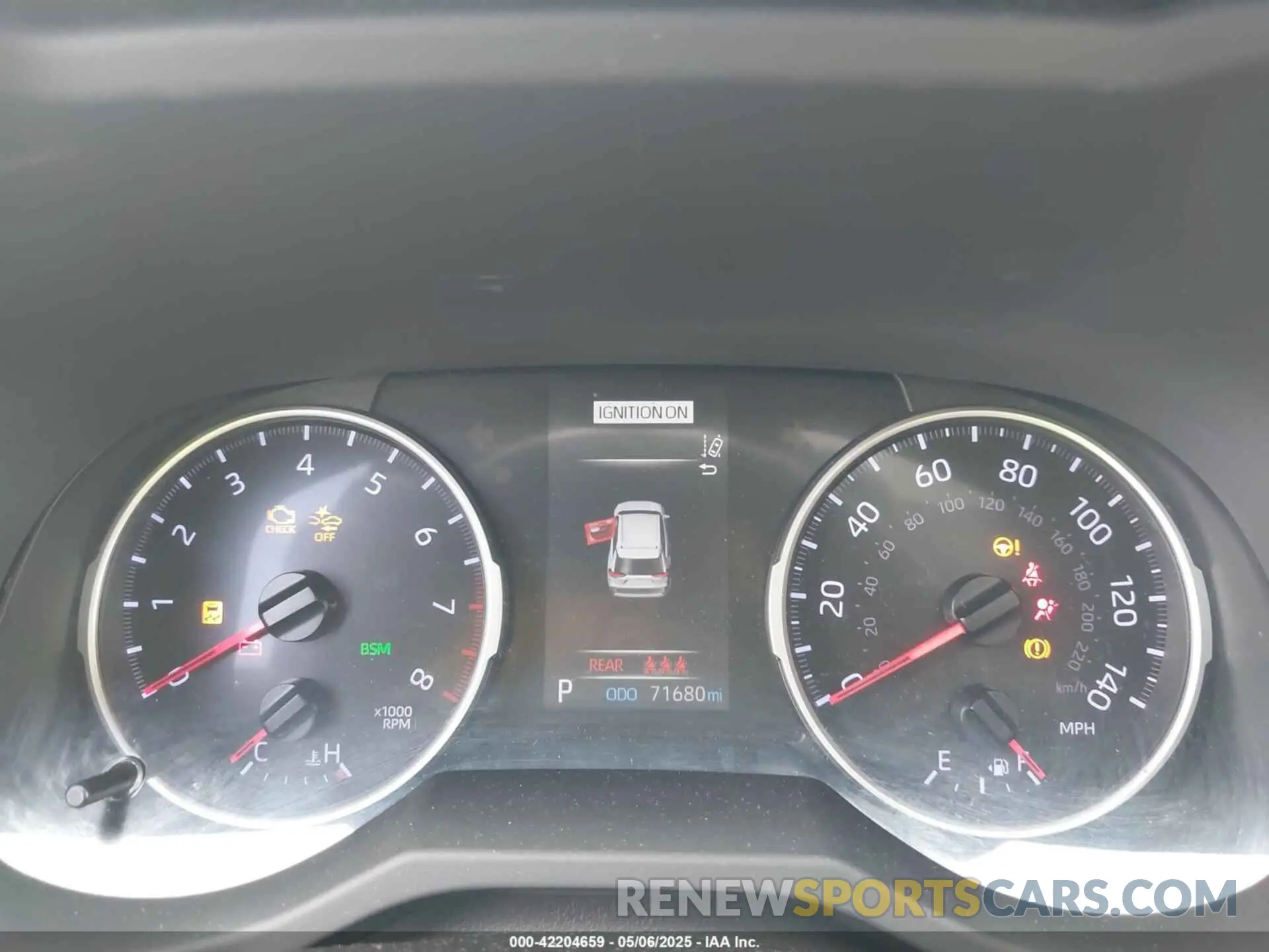 7 fotografías del automóvil dañado JTMW1RFV6KD502439 TOYOTA RAV4 2019