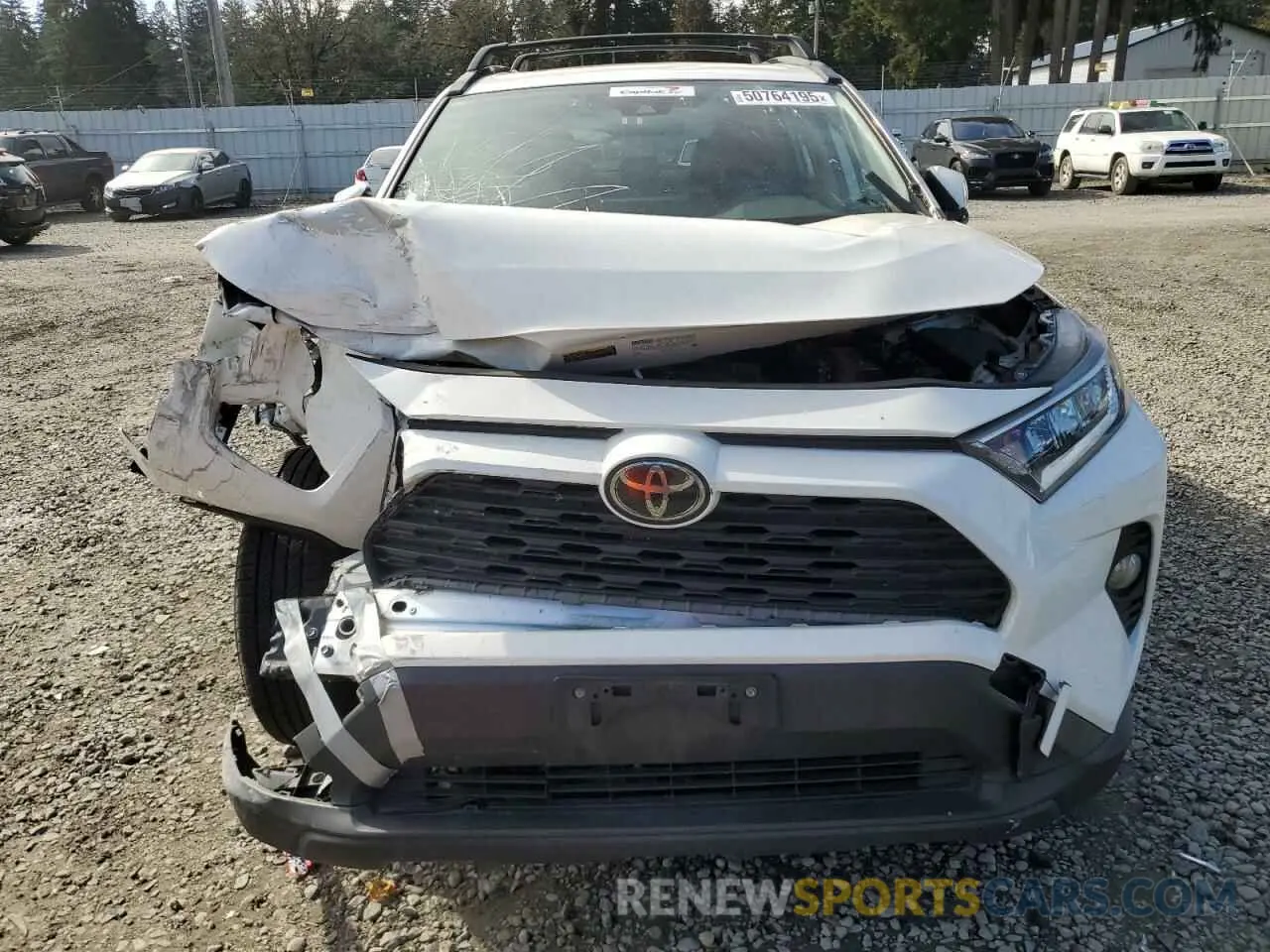 5 fotografías del automóvil dañado JTMW1RFV6KD508063 TOYOTA RAV4 2019