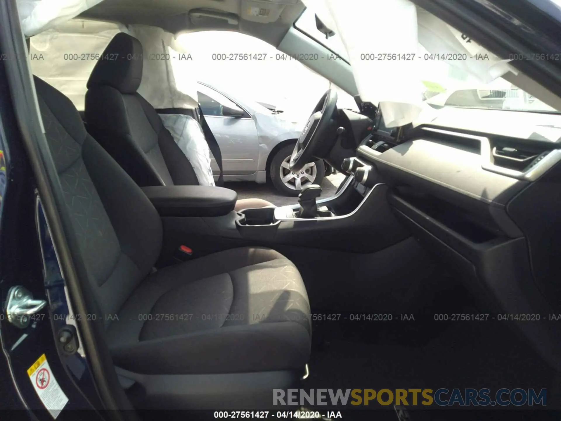 5 fotografías del automóvil dañado JTMW1RFV6KD510363 TOYOTA RAV4 2019