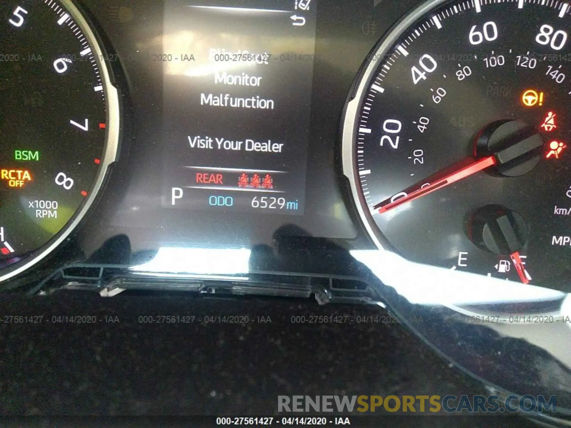7 fotografías del automóvil dañado JTMW1RFV6KD510363 TOYOTA RAV4 2019