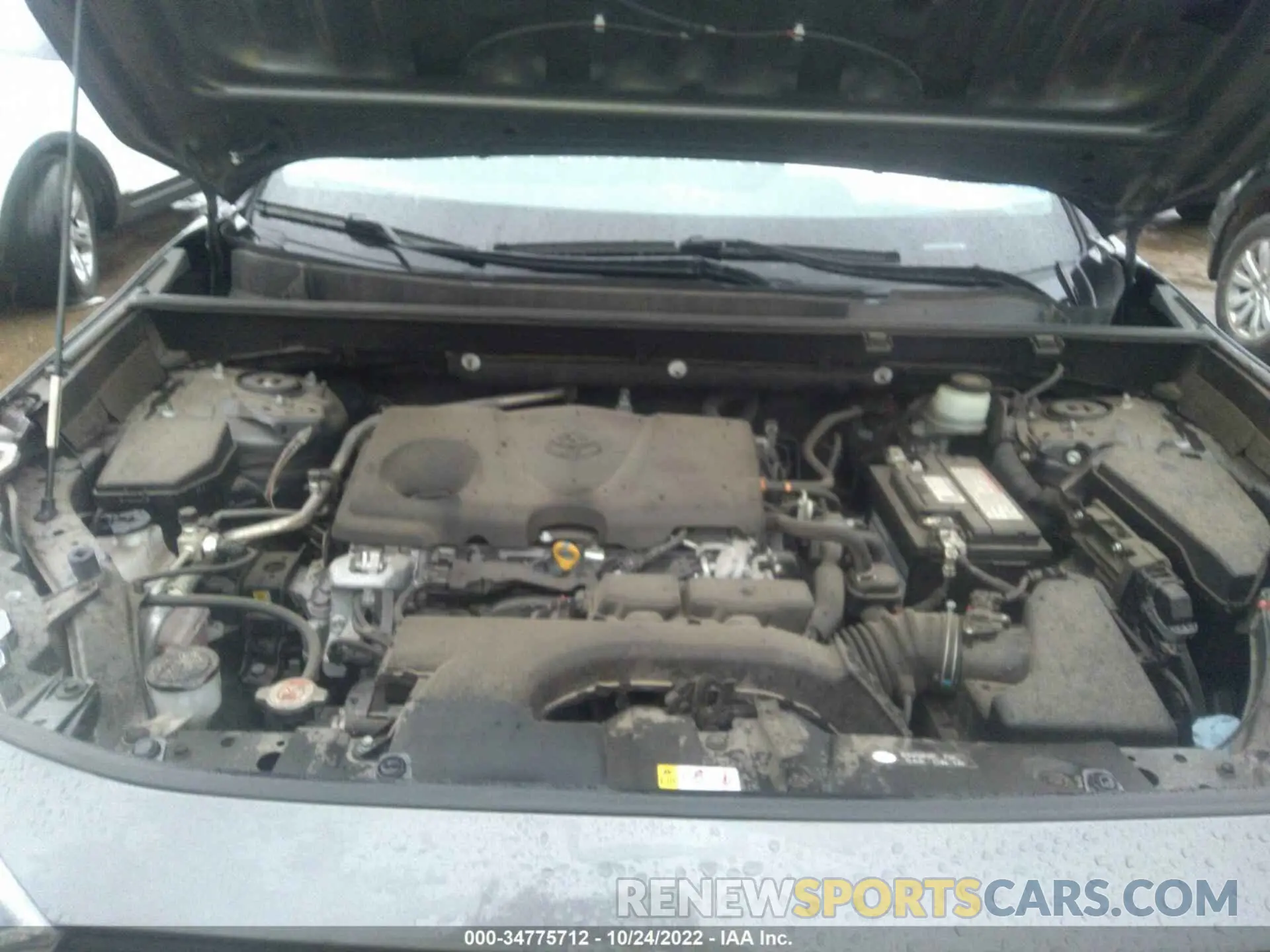 10 fotografías del automóvil dañado JTMW1RFV6KD513053 TOYOTA RAV4 2019