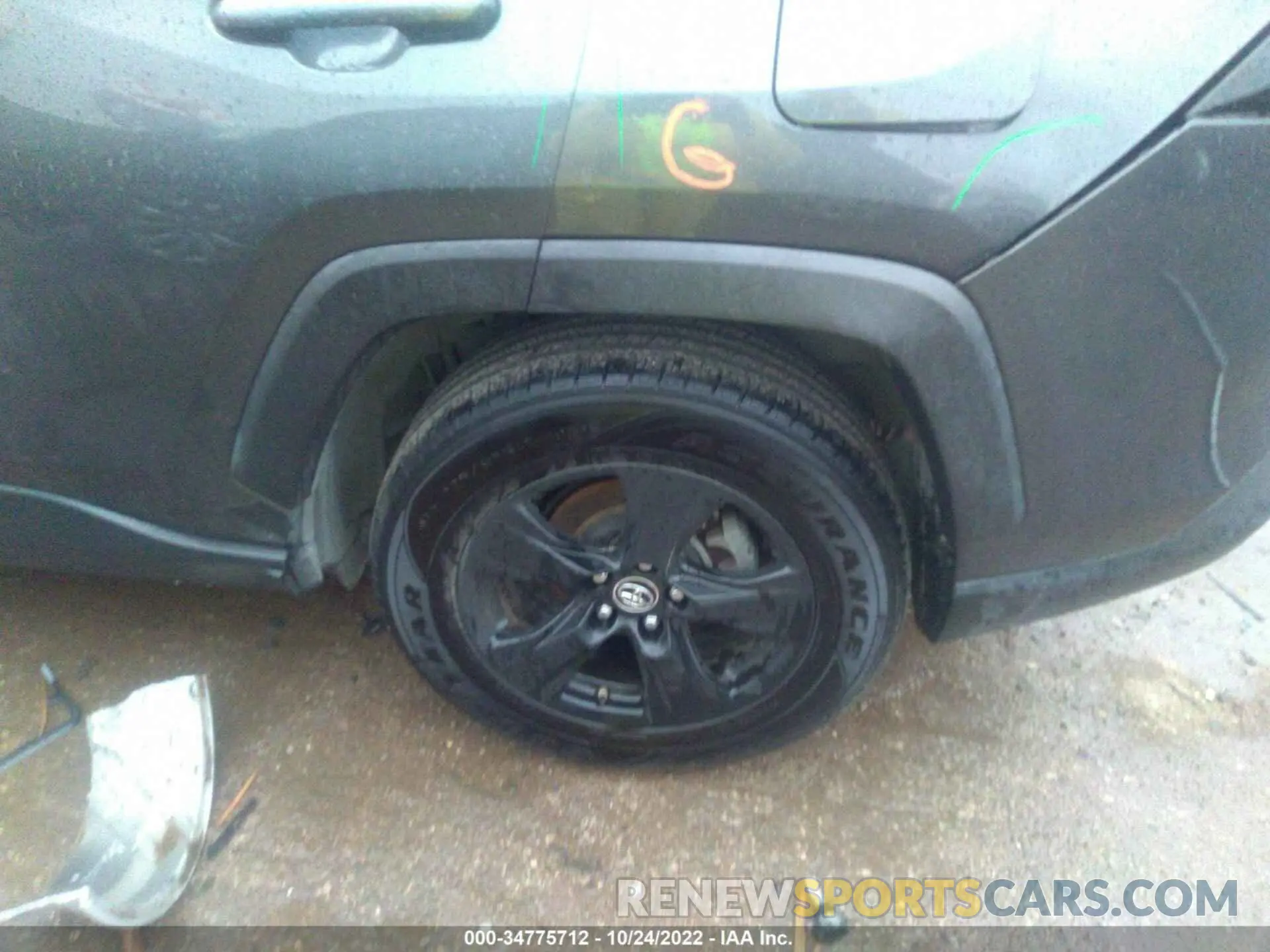 13 fotografías del automóvil dañado JTMW1RFV6KD513053 TOYOTA RAV4 2019