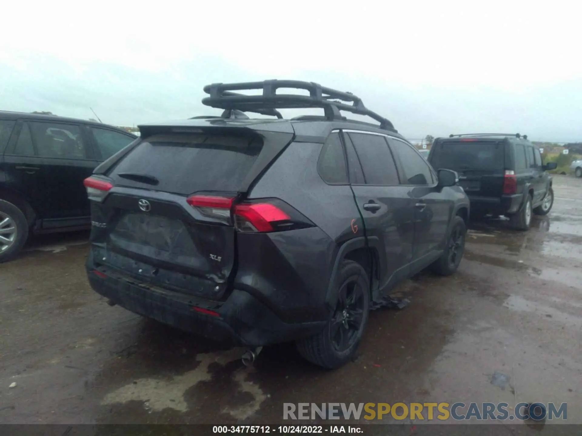 4 fotografías del automóvil dañado JTMW1RFV6KD513053 TOYOTA RAV4 2019