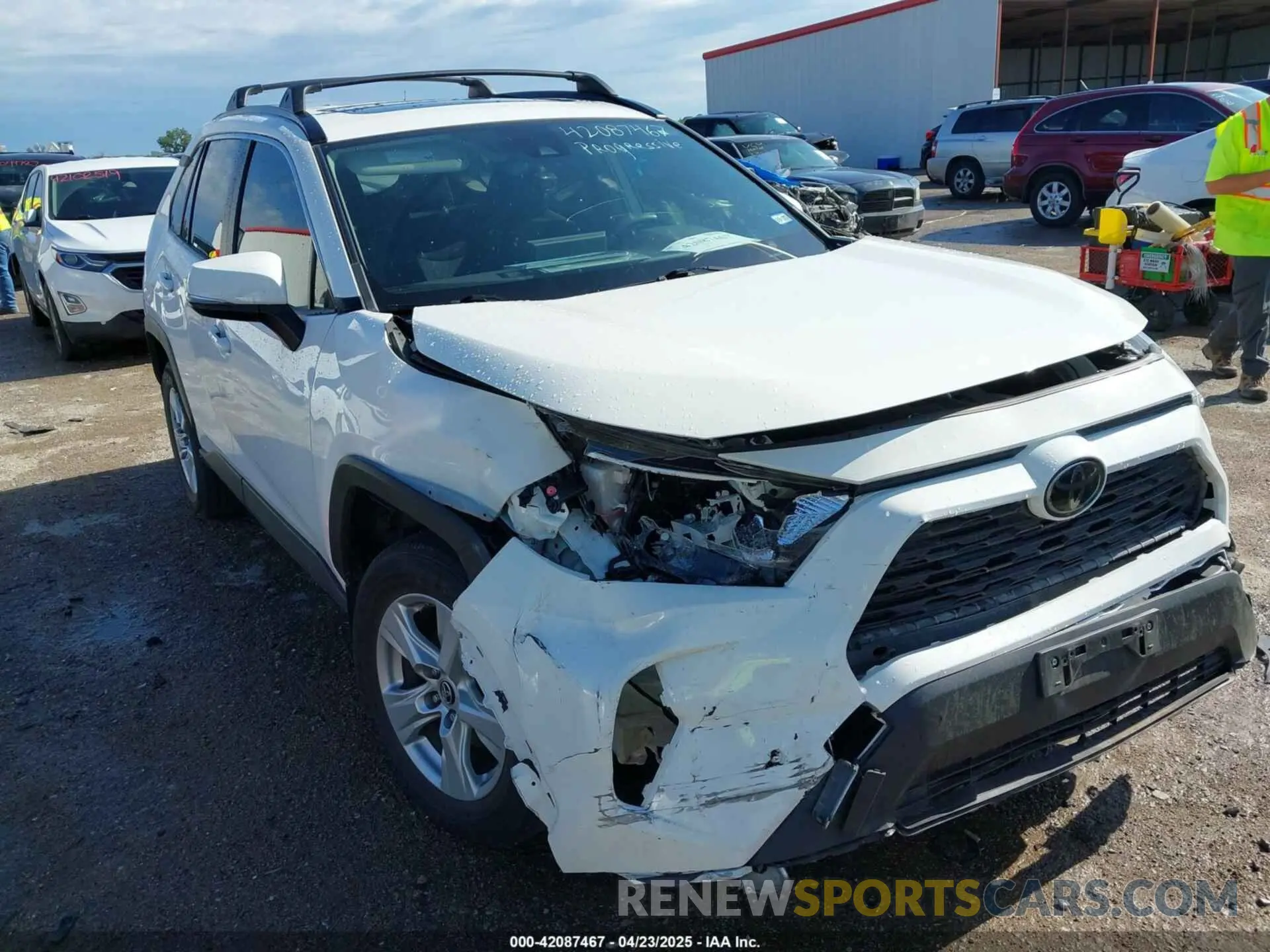 1 fotografías del automóvil dañado JTMW1RFV7KD029361 TOYOTA RAV4 2019