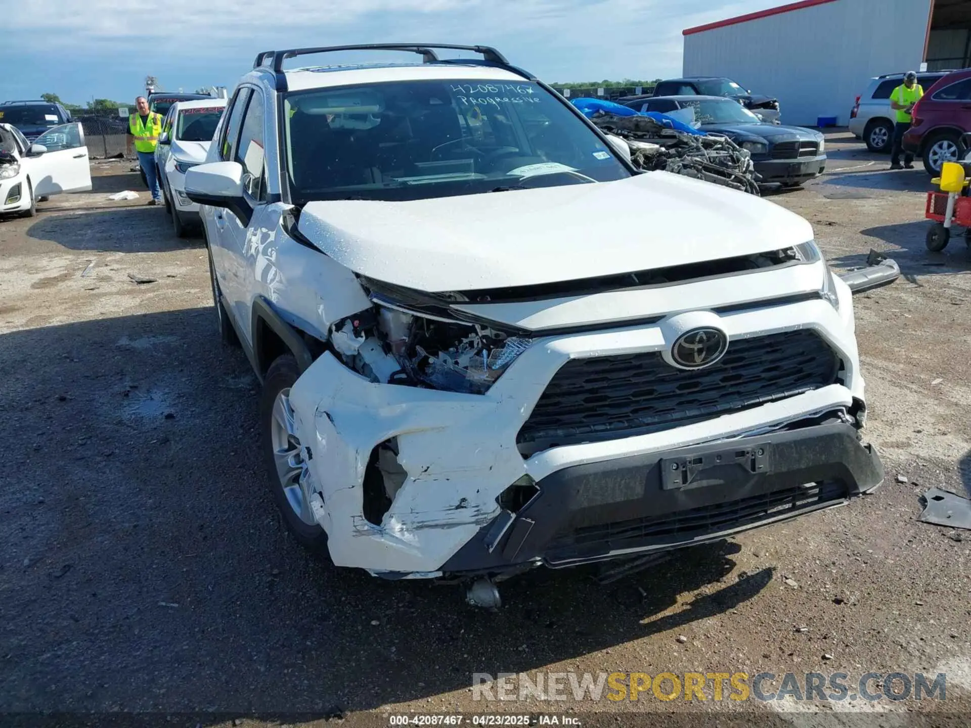 6 fotografías del automóvil dañado JTMW1RFV7KD029361 TOYOTA RAV4 2019