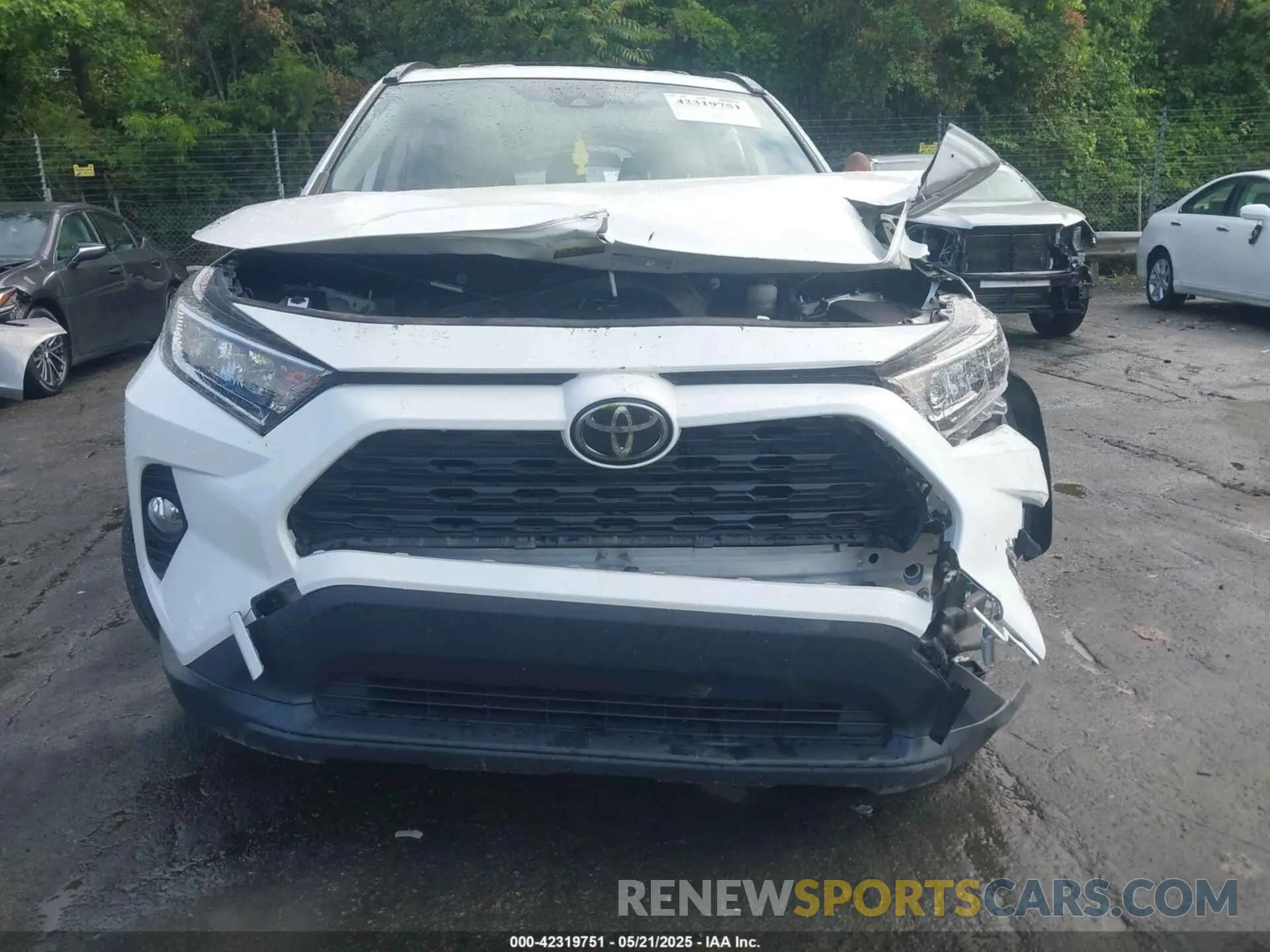 11 fotografías del automóvil dañado JTMW1RFV7KD041736 TOYOTA RAV4 2019