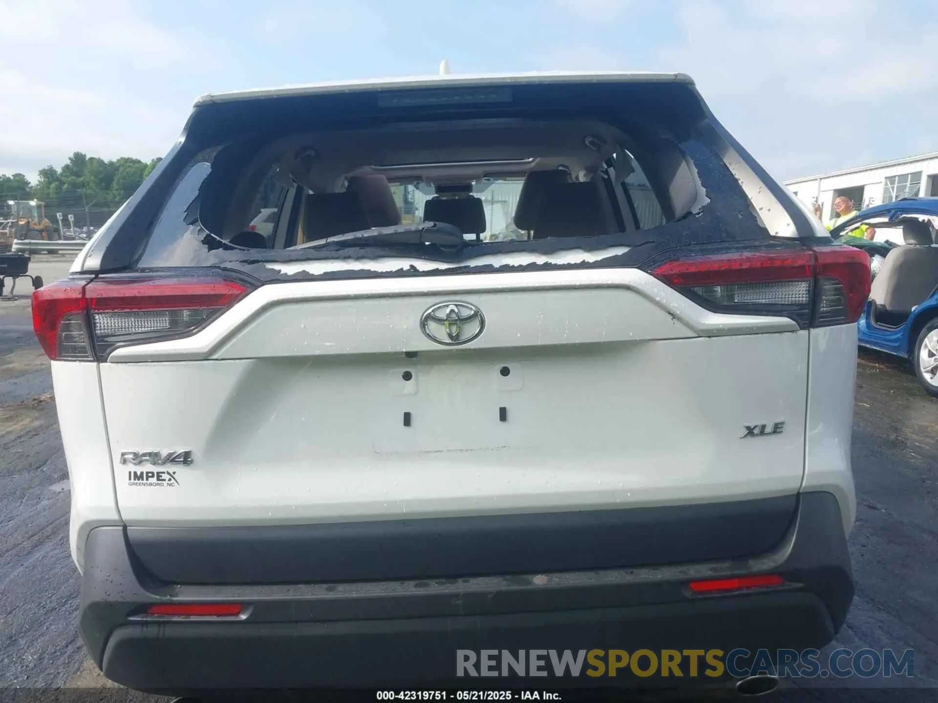 15 fotografías del automóvil dañado JTMW1RFV7KD041736 TOYOTA RAV4 2019
