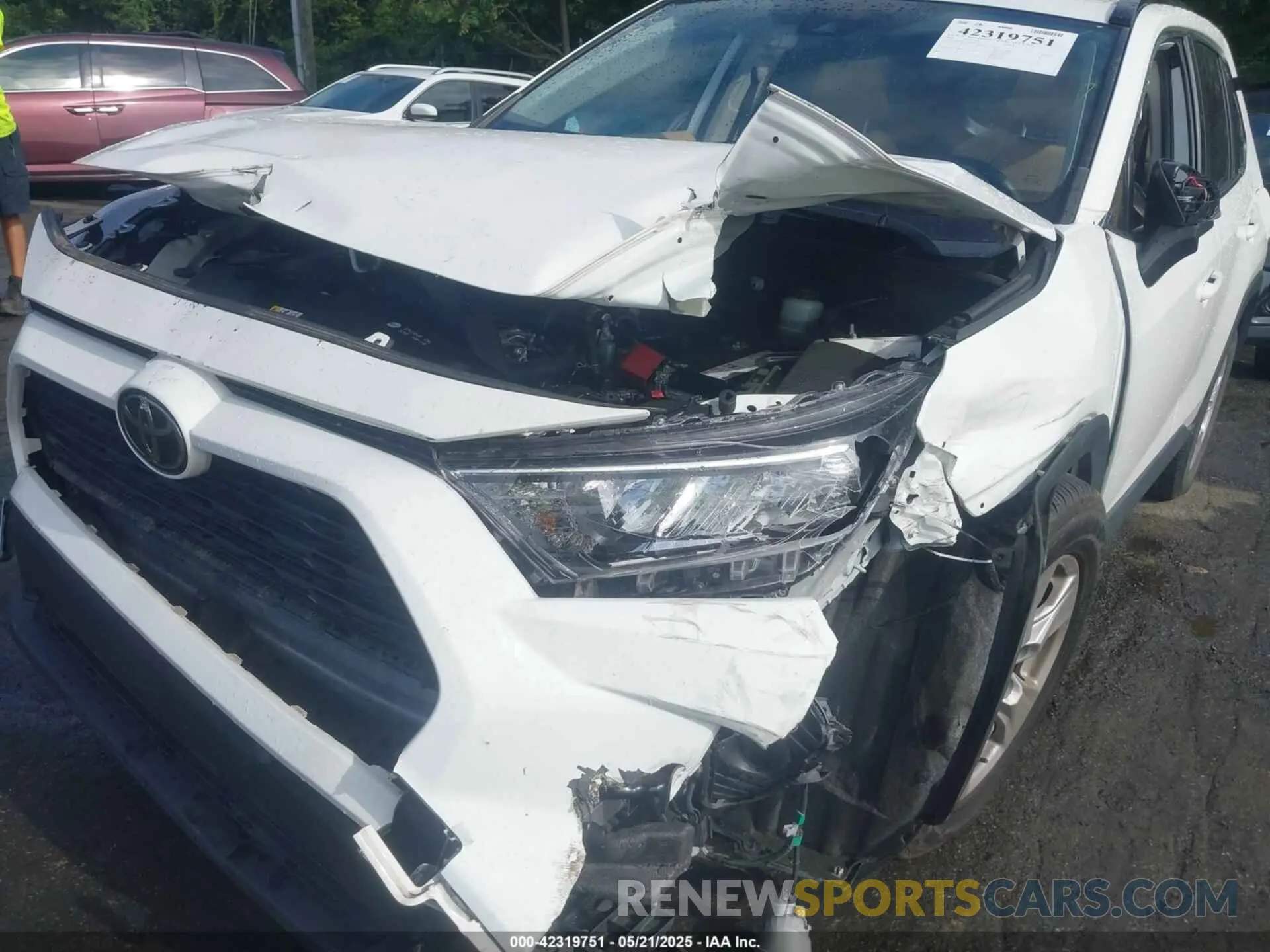 6 fotografías del automóvil dañado JTMW1RFV7KD041736 TOYOTA RAV4 2019