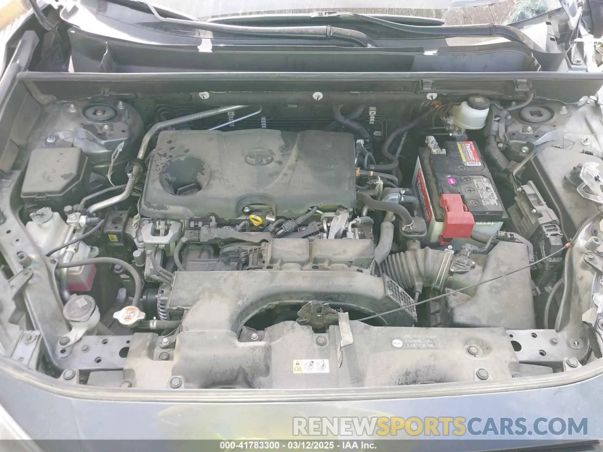 10 fotografías del automóvil dañado JTMW1RFV8KD034763 TOYOTA RAV4 2019