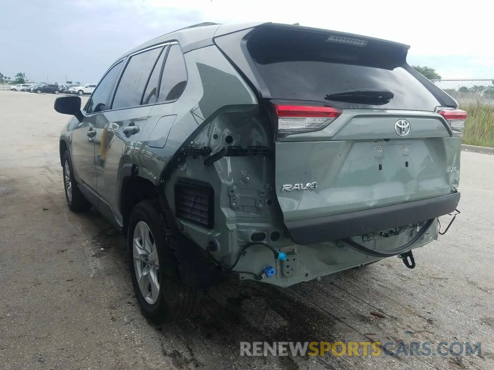3 fotografías del automóvil dañado JTMW1RFV8KD513300 TOYOTA RAV4 2019