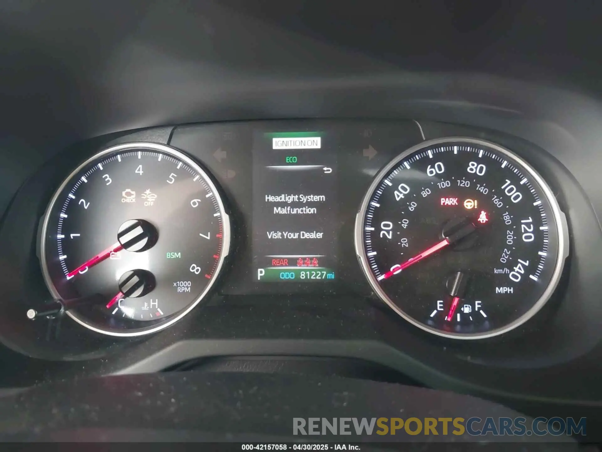 7 fotografías del automóvil dañado JTMW1RFV9KD009824 TOYOTA RAV4 2019