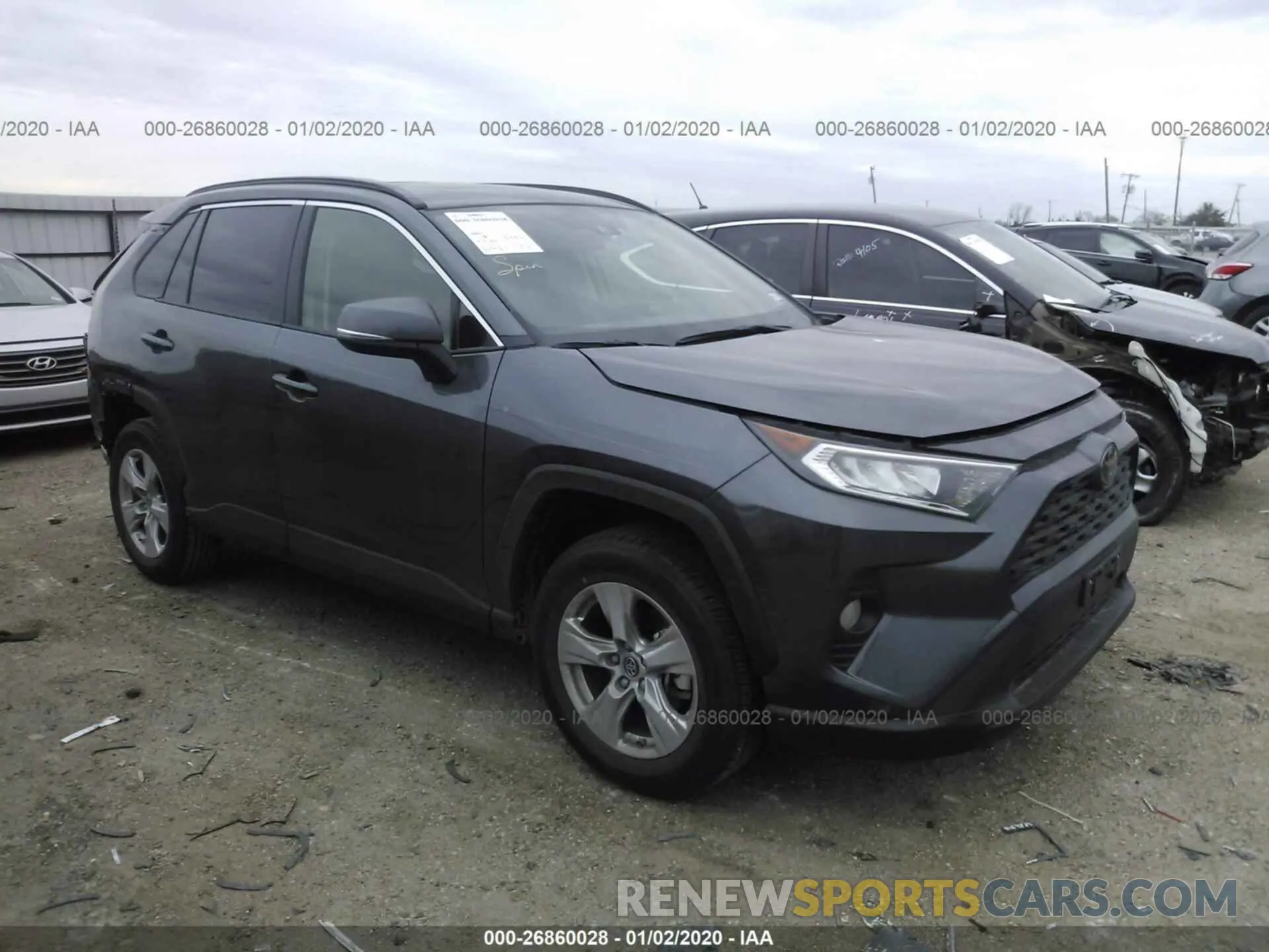 1 fotografías del automóvil dañado JTMW1RFV9KD032620 TOYOTA RAV4 2019