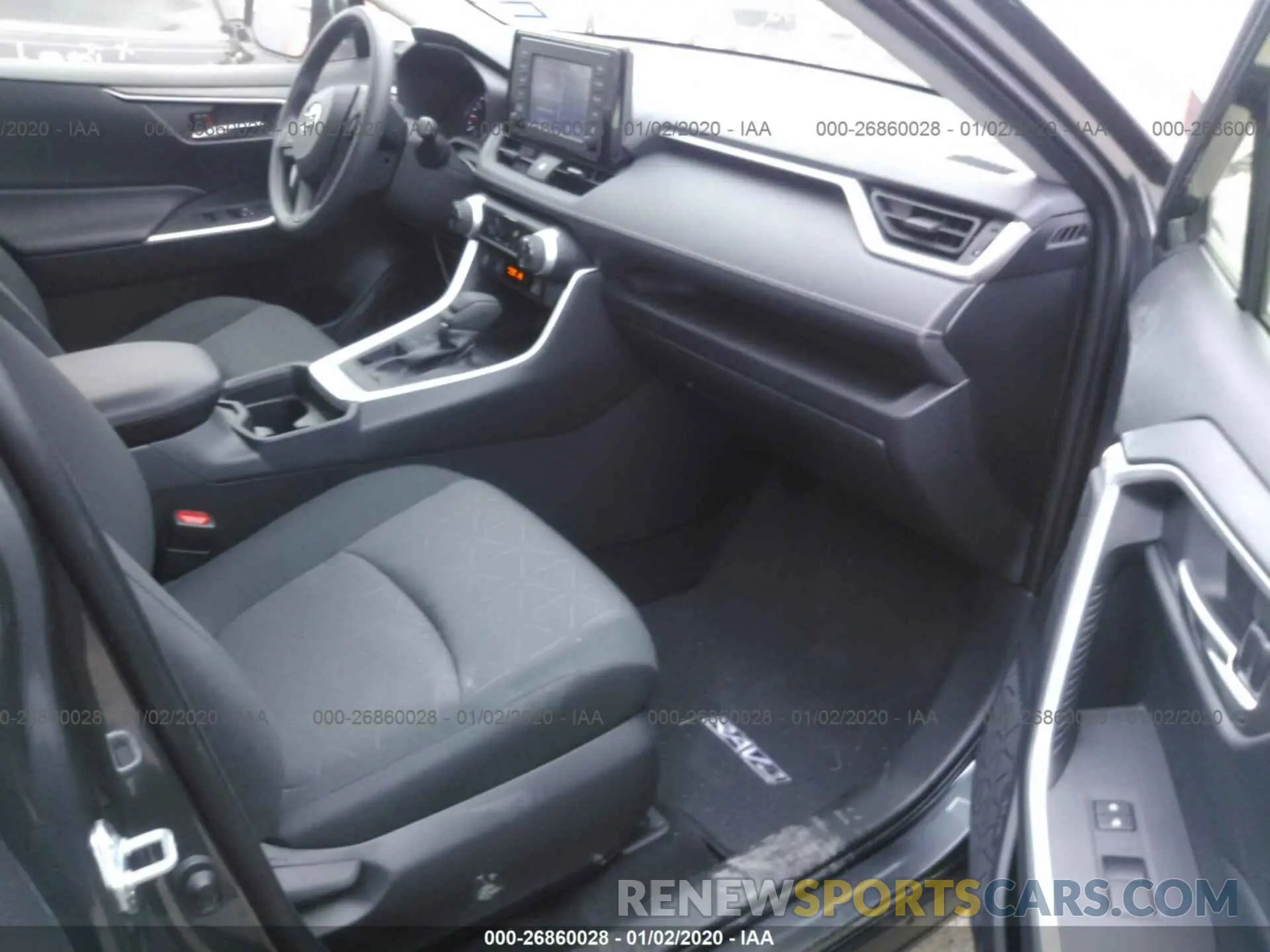 5 fotografías del automóvil dañado JTMW1RFV9KD032620 TOYOTA RAV4 2019
