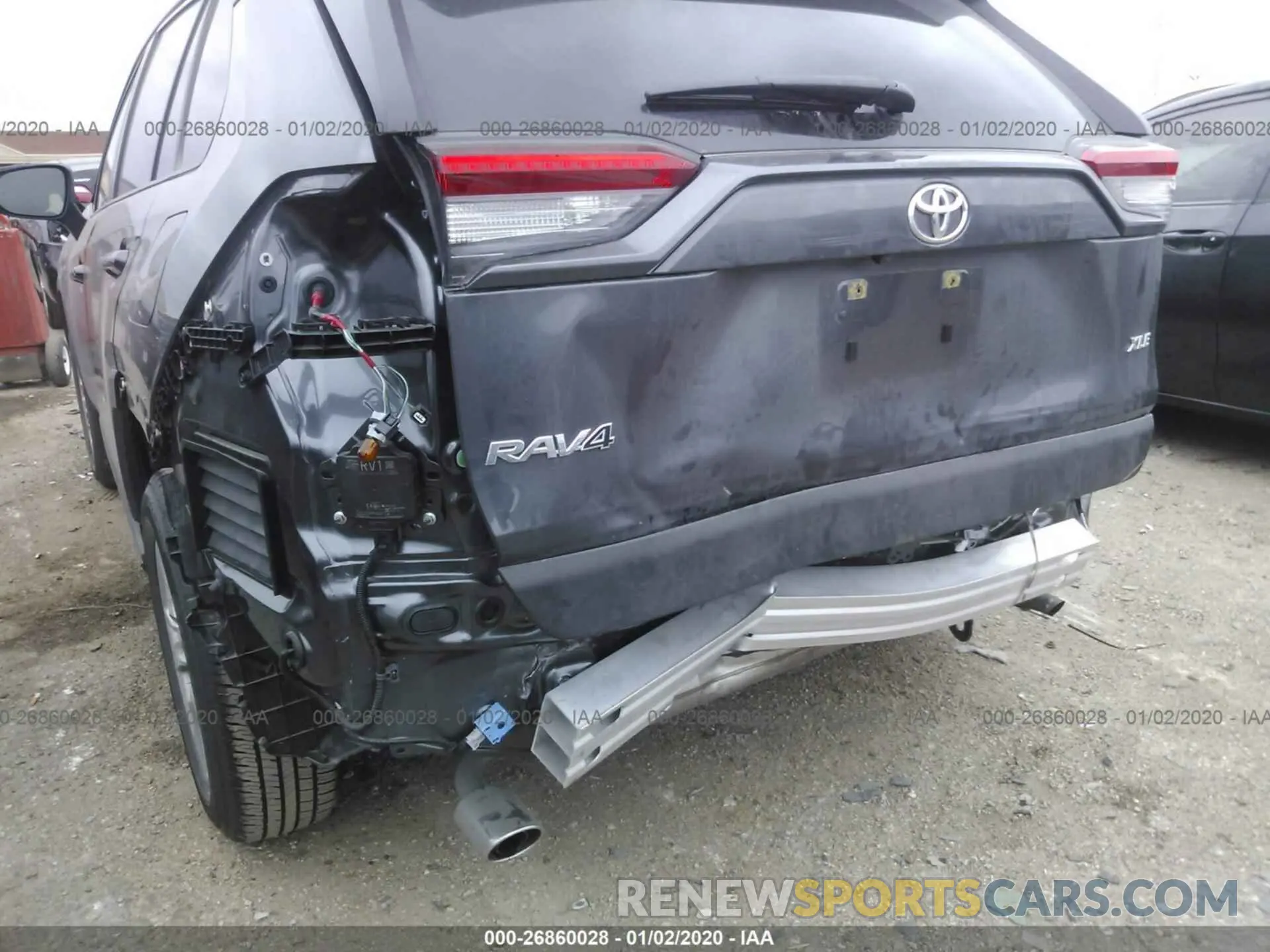 6 fotografías del automóvil dañado JTMW1RFV9KD032620 TOYOTA RAV4 2019