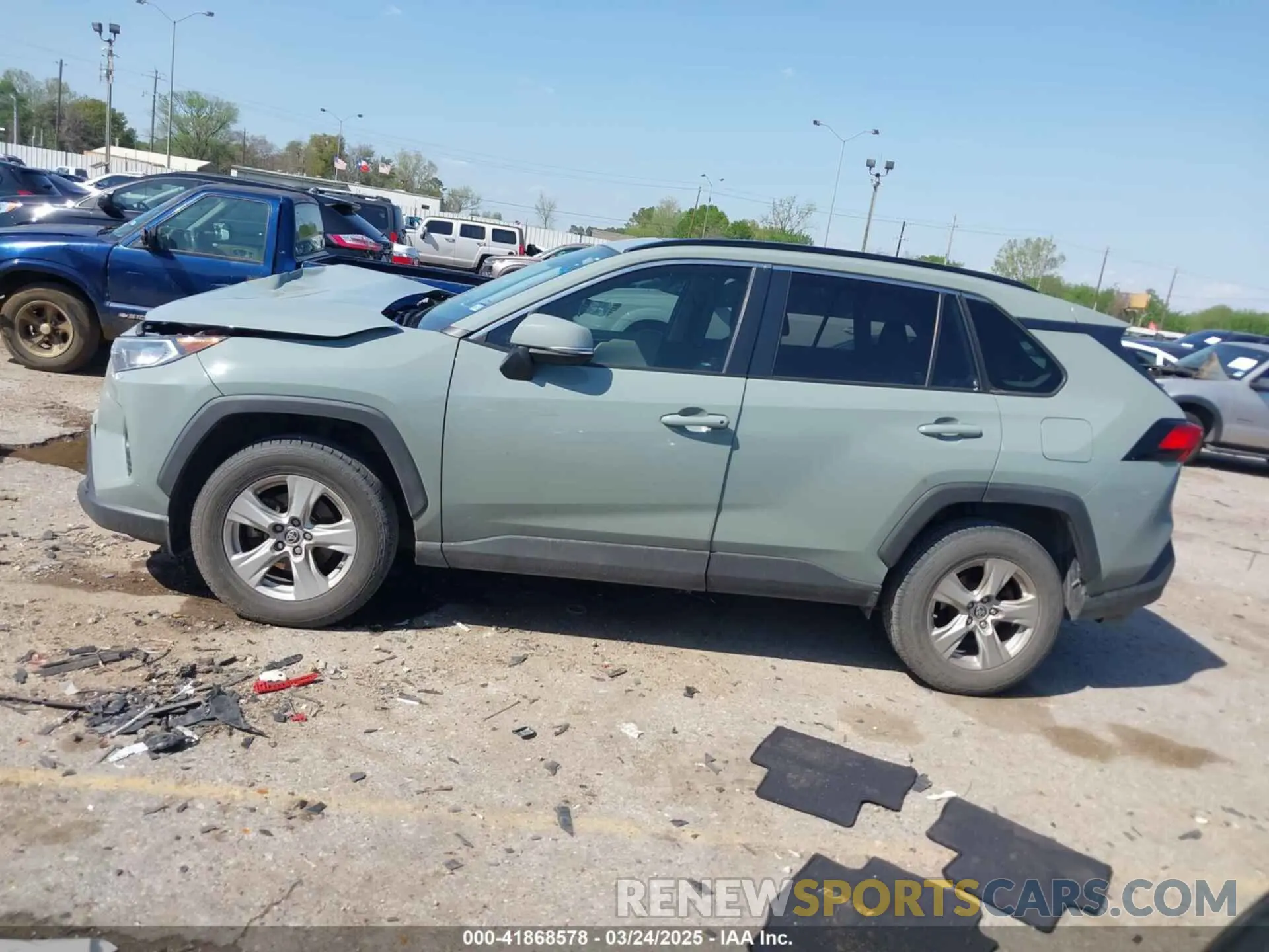 14 fotografías del automóvil dañado JTMW1RFVXKD035994 TOYOTA RAV4 2019