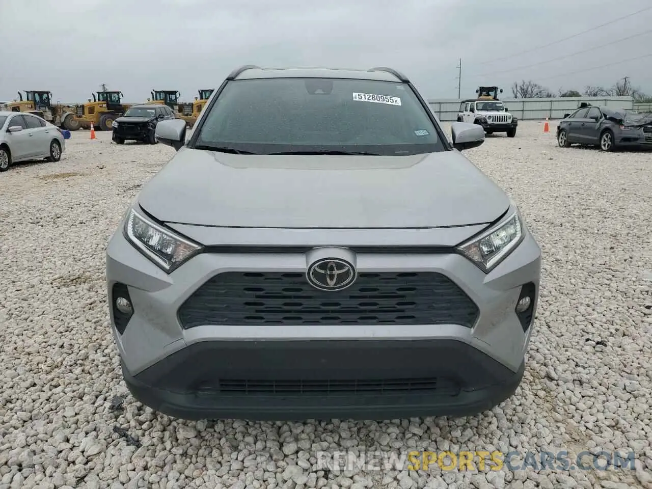 5 fotografías del automóvil dañado JTMW1RFVXKD500418 TOYOTA RAV4 2019