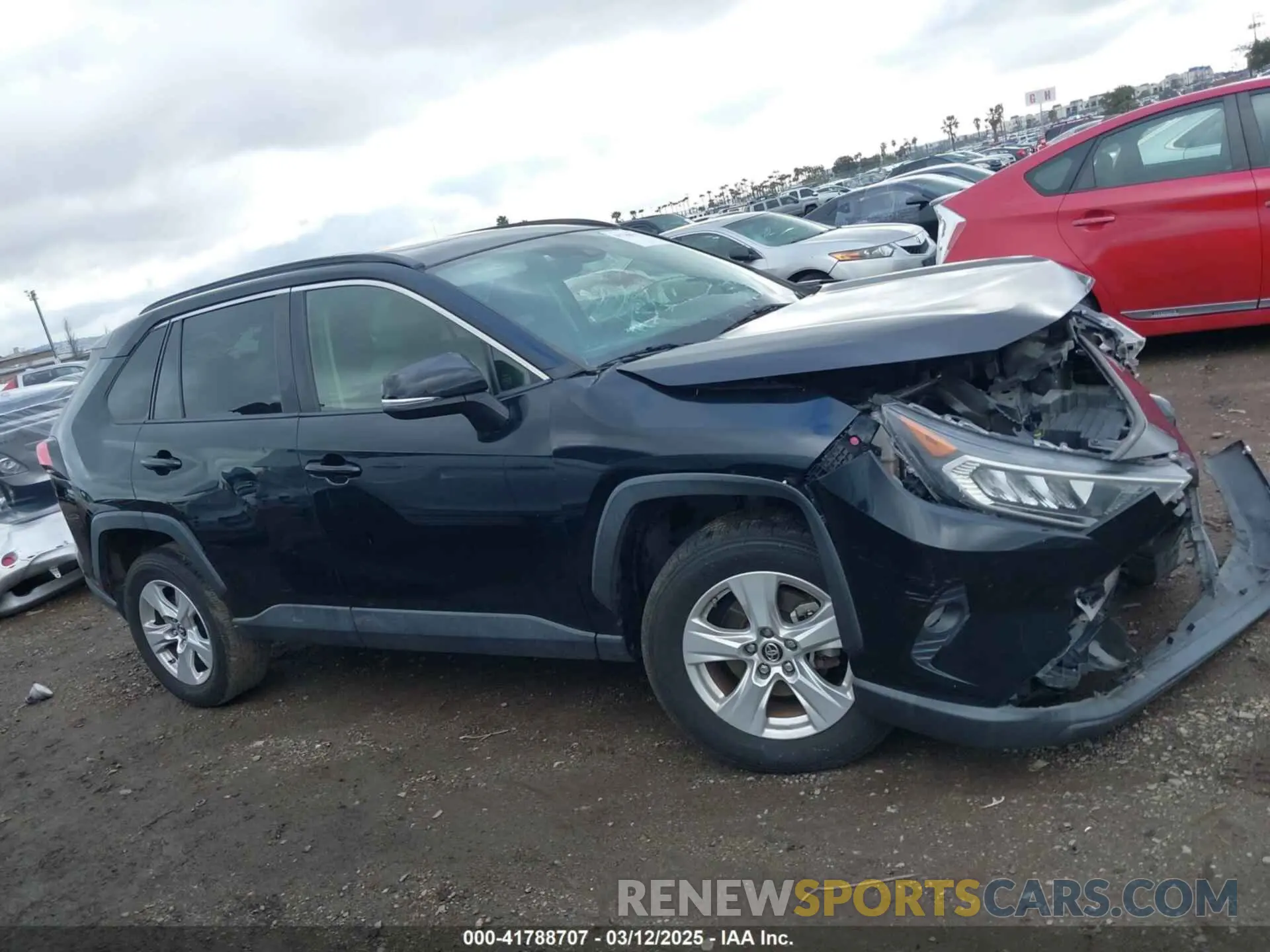 13 fotografías del automóvil dañado JTMW1RFVXKD502802 TOYOTA RAV4 2019