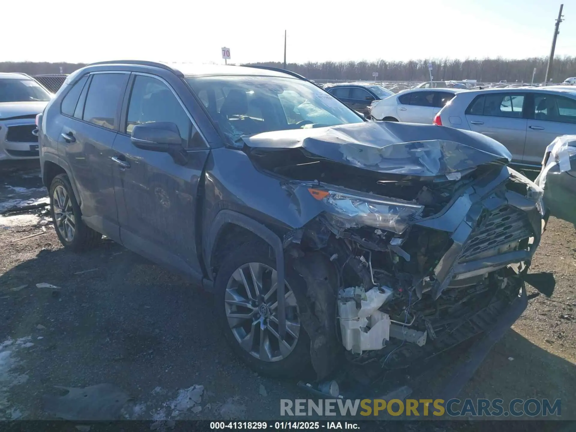 1 fotografías del automóvil dañado JTMY1RFV0KD009736 TOYOTA RAV4 2019