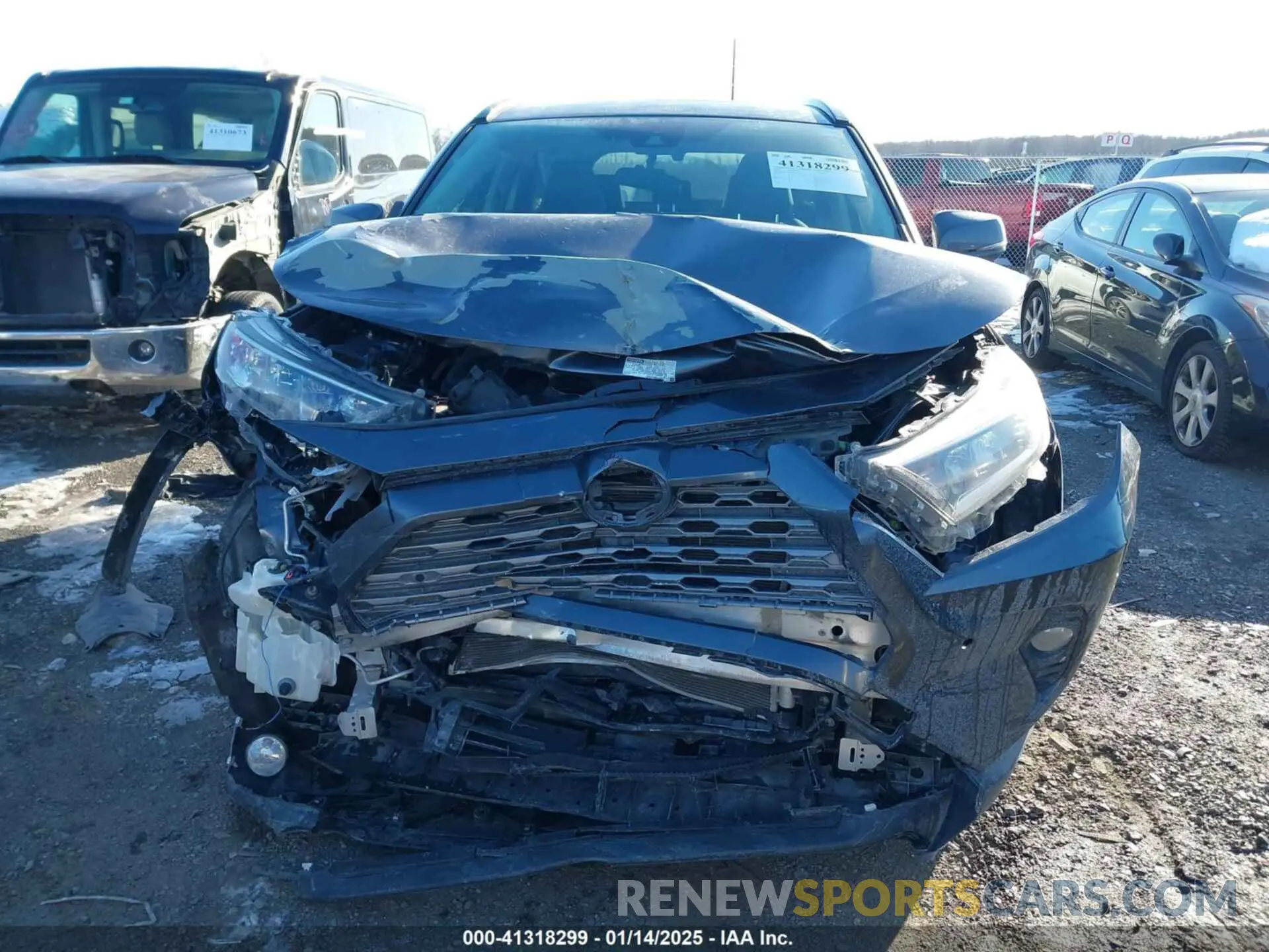 12 fotografías del automóvil dañado JTMY1RFV0KD009736 TOYOTA RAV4 2019