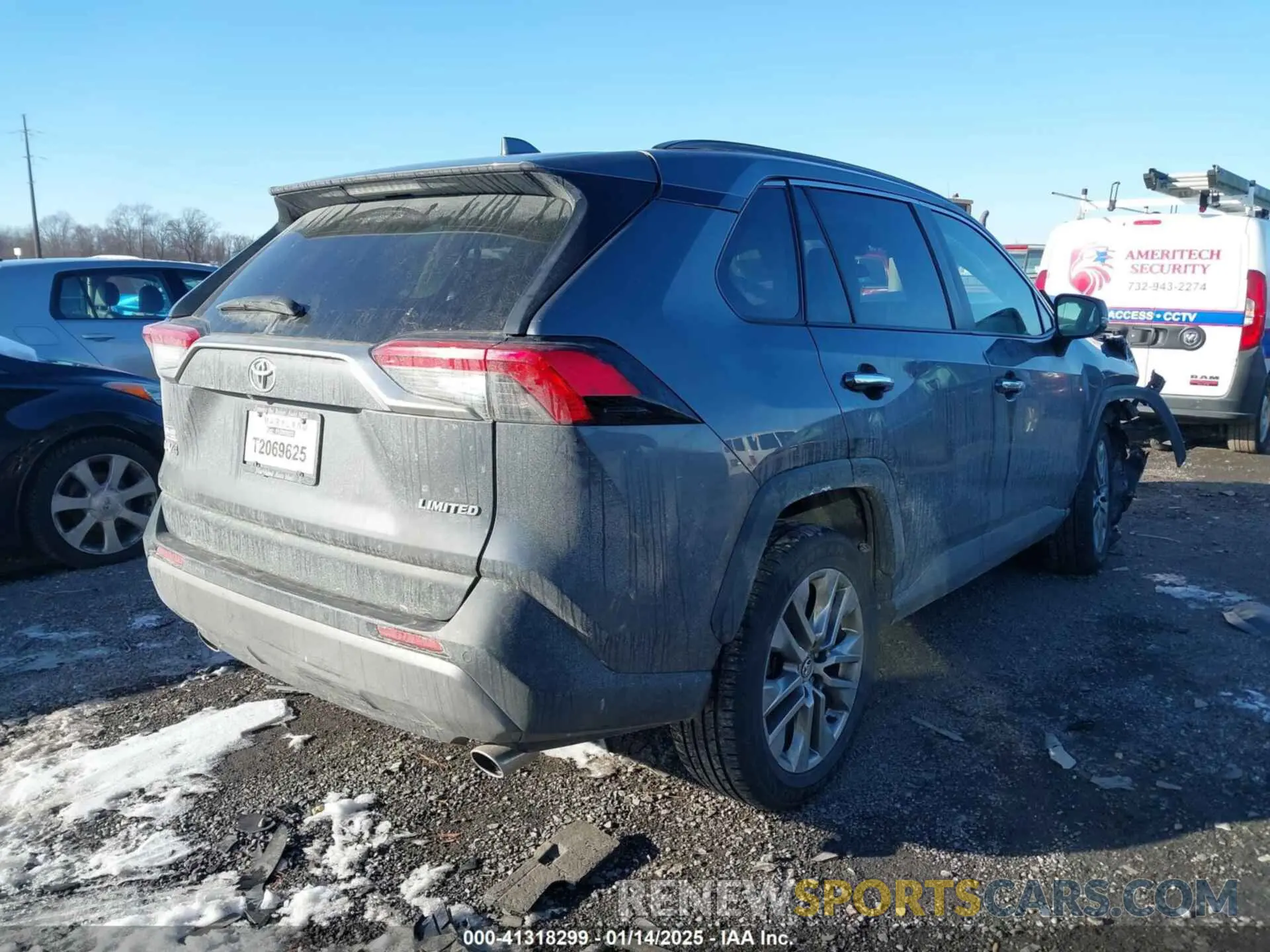 4 fotografías del automóvil dañado JTMY1RFV0KD009736 TOYOTA RAV4 2019