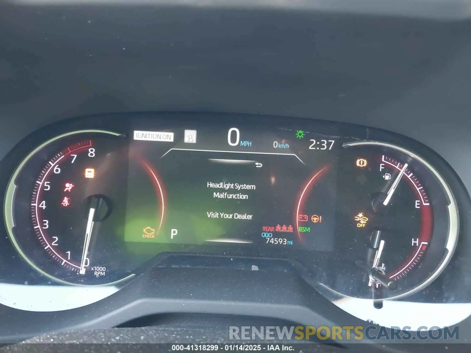 7 fotografías del automóvil dañado JTMY1RFV0KD009736 TOYOTA RAV4 2019