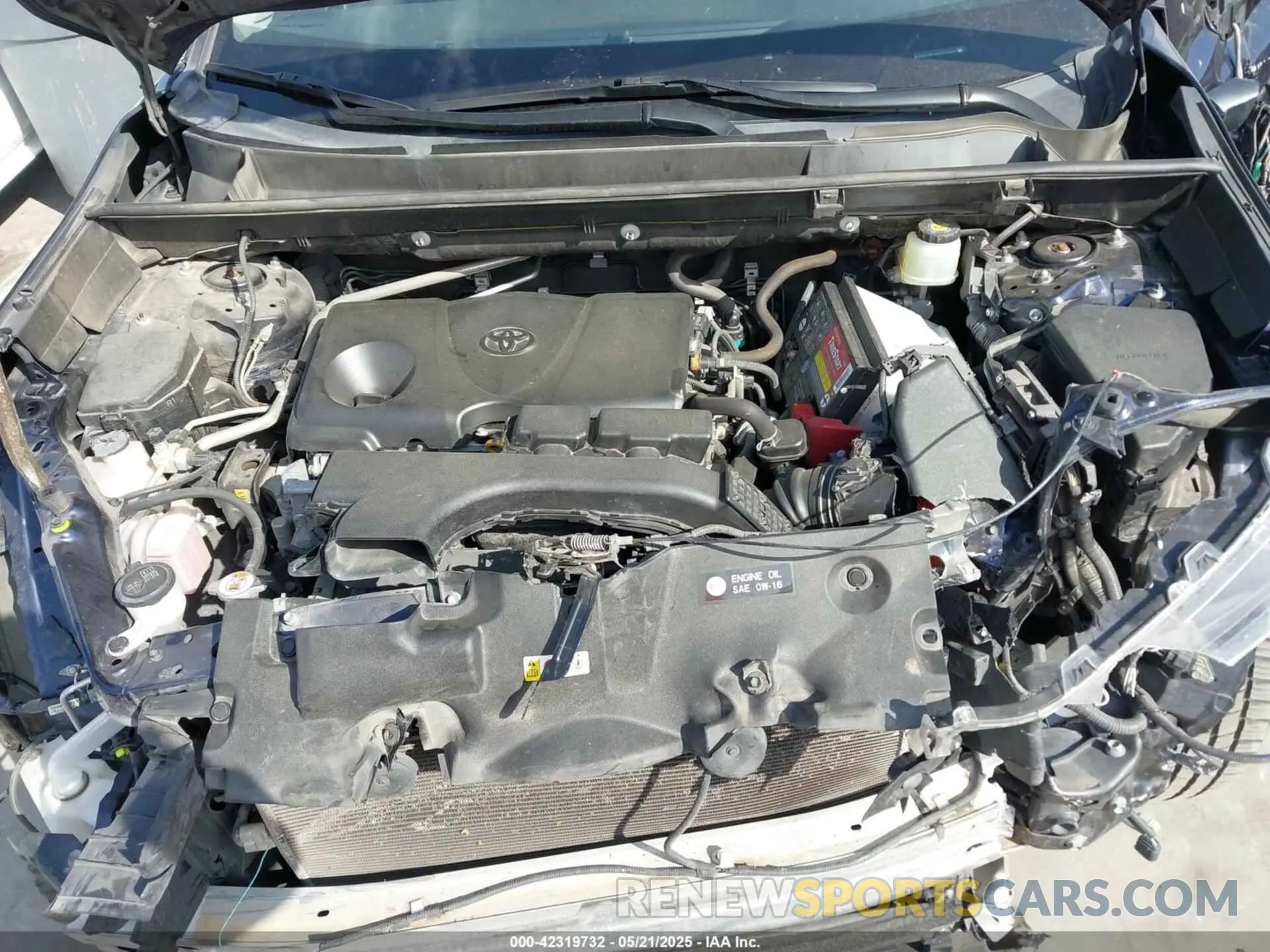 10 fotografías del automóvil dañado JTMY1RFV0KD514689 TOYOTA RAV4 2019