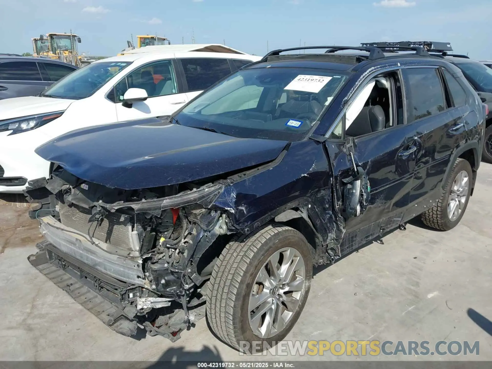 2 fotografías del automóvil dañado JTMY1RFV0KD514689 TOYOTA RAV4 2019