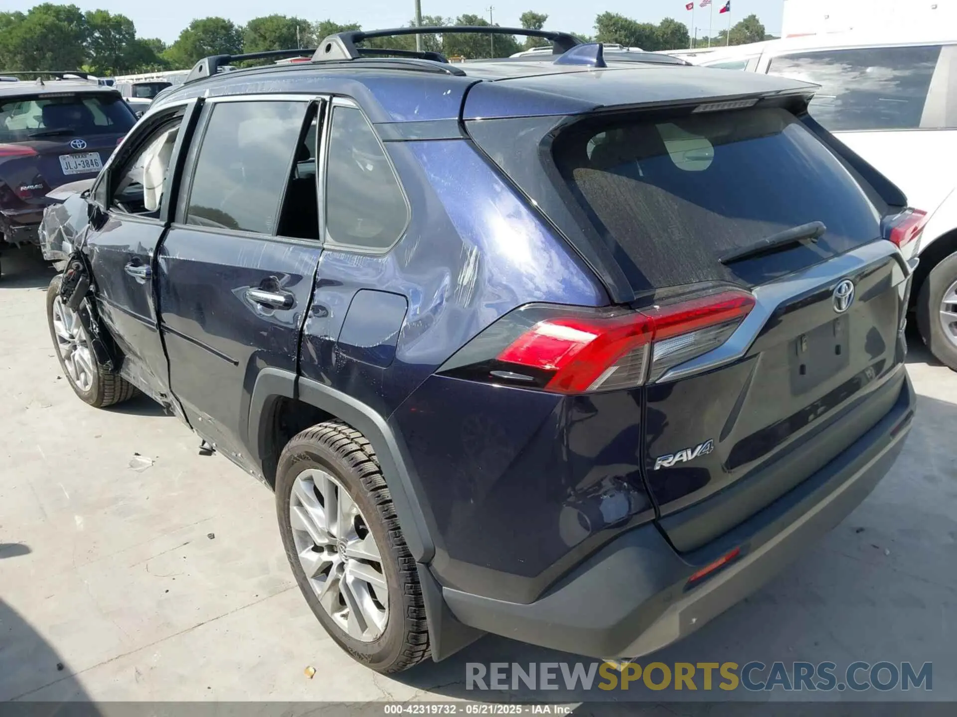 3 fotografías del automóvil dañado JTMY1RFV0KD514689 TOYOTA RAV4 2019
