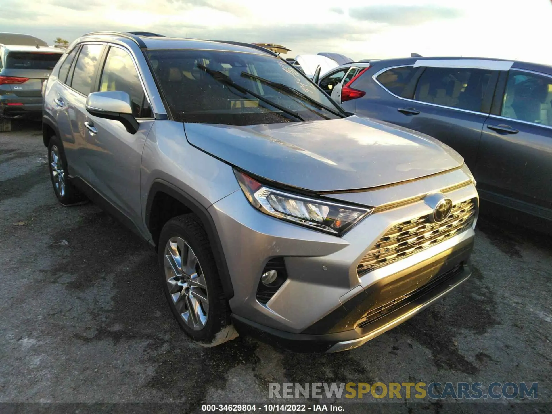 1 fotografías del automóvil dañado JTMY1RFV1KD039506 TOYOTA RAV4 2019