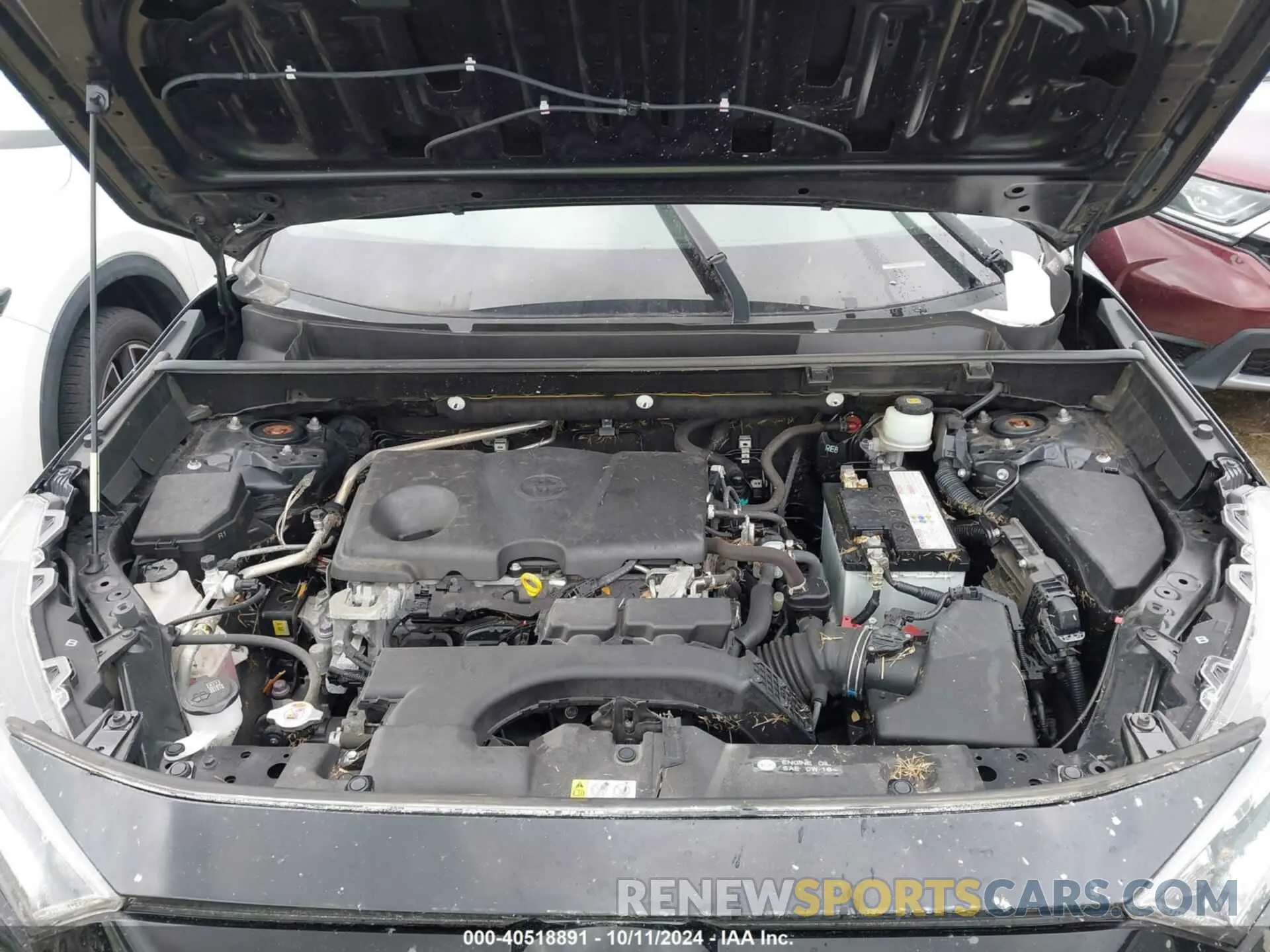 10 fotografías del automóvil dañado JTMY1RFV1KD500865 TOYOTA RAV4 2019
