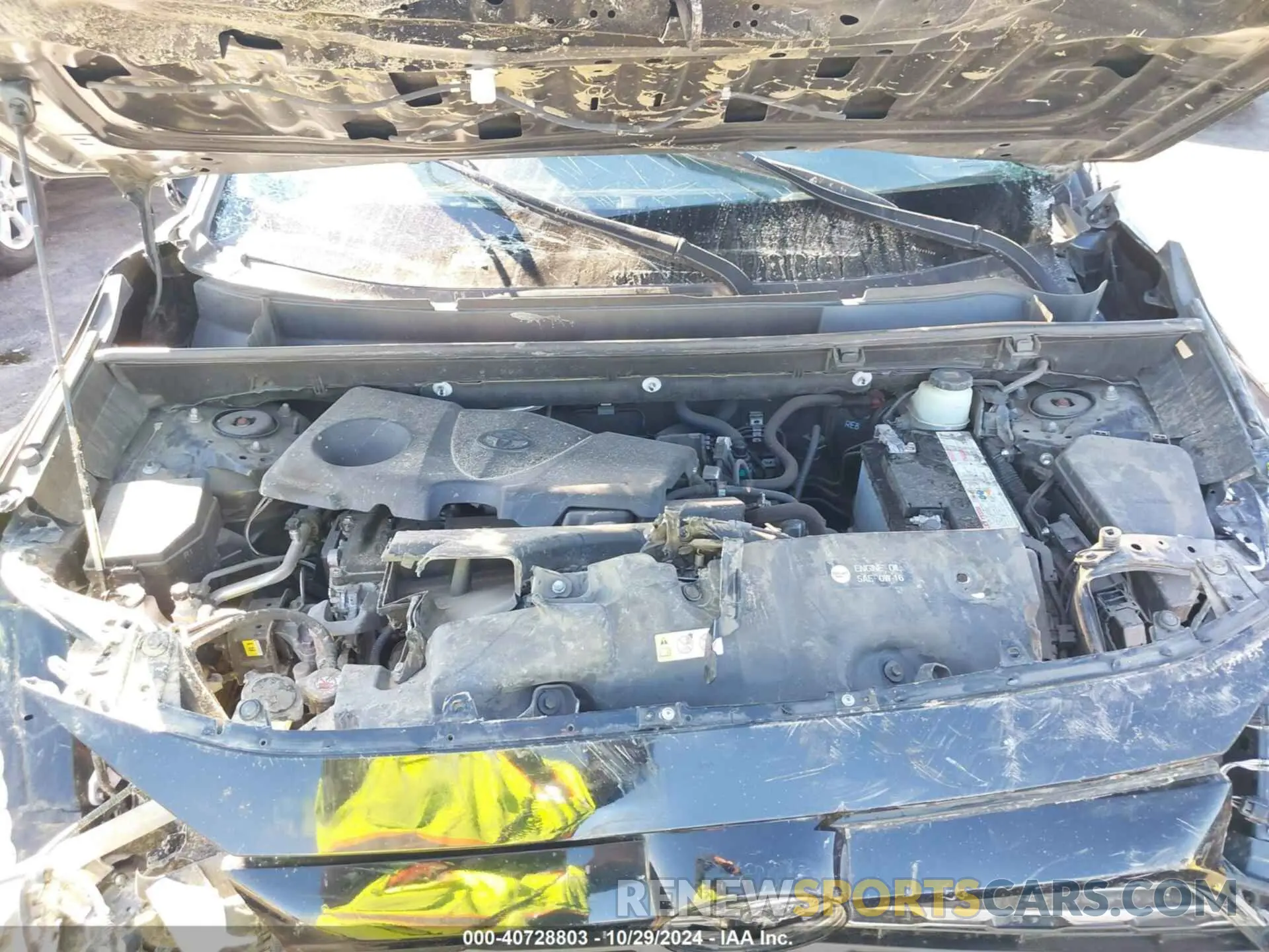 10 fotografías del automóvil dañado JTMY1RFV6KD501705 TOYOTA RAV4 2019