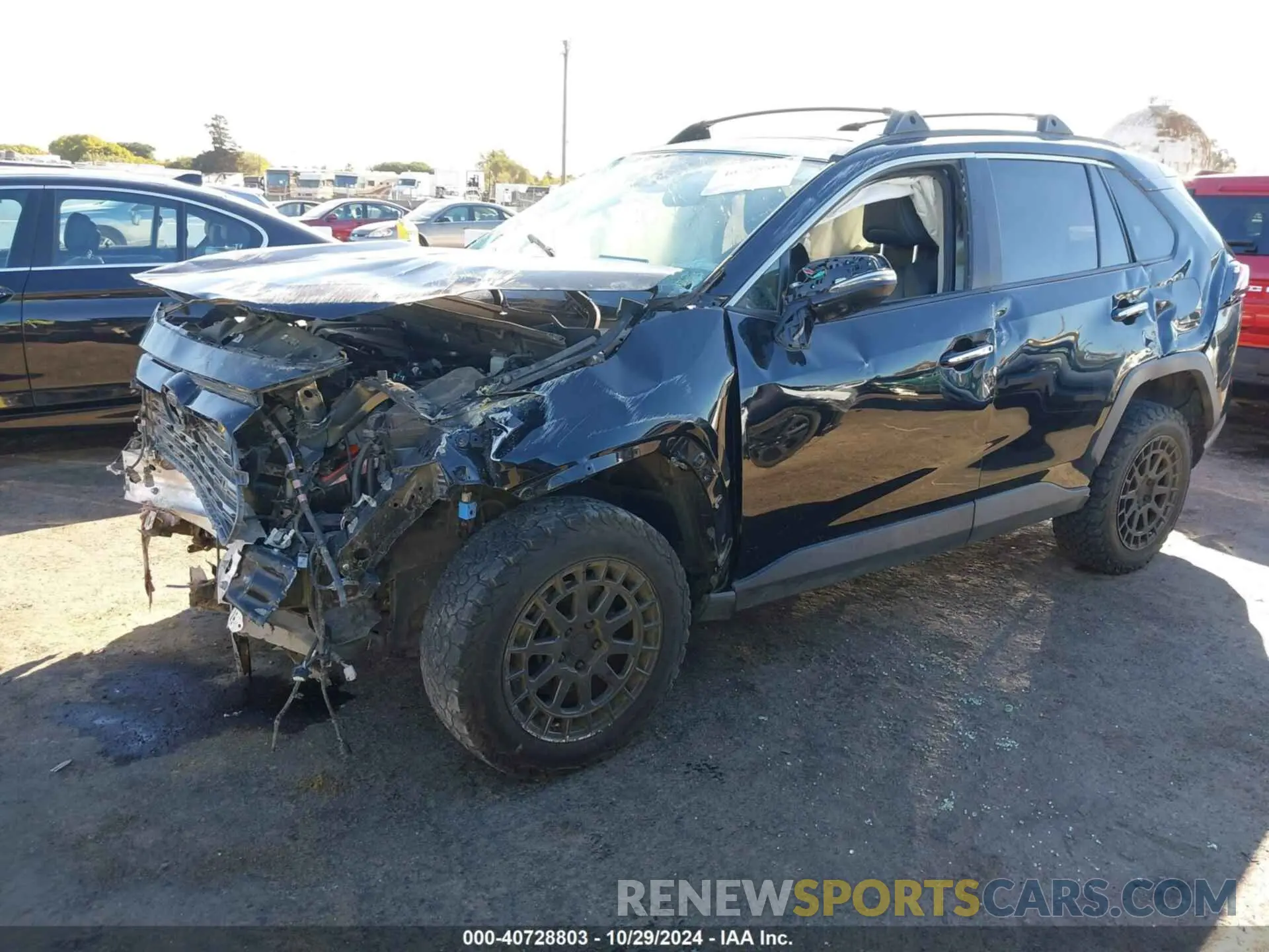 2 fotografías del automóvil dañado JTMY1RFV6KD501705 TOYOTA RAV4 2019