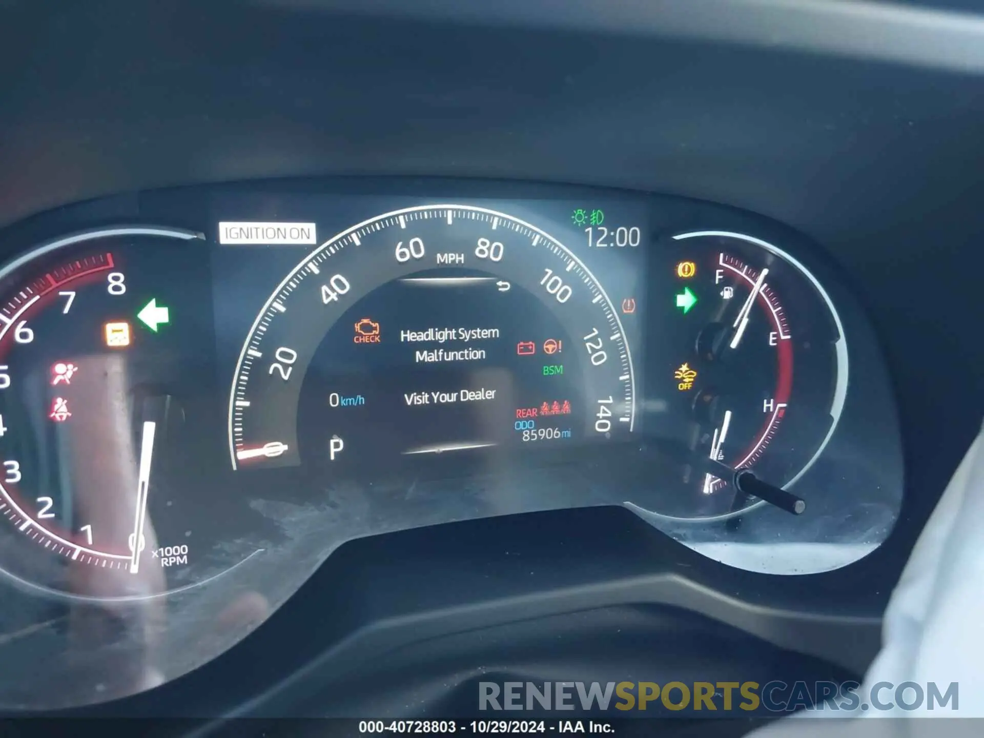 7 fotografías del automóvil dañado JTMY1RFV6KD501705 TOYOTA RAV4 2019