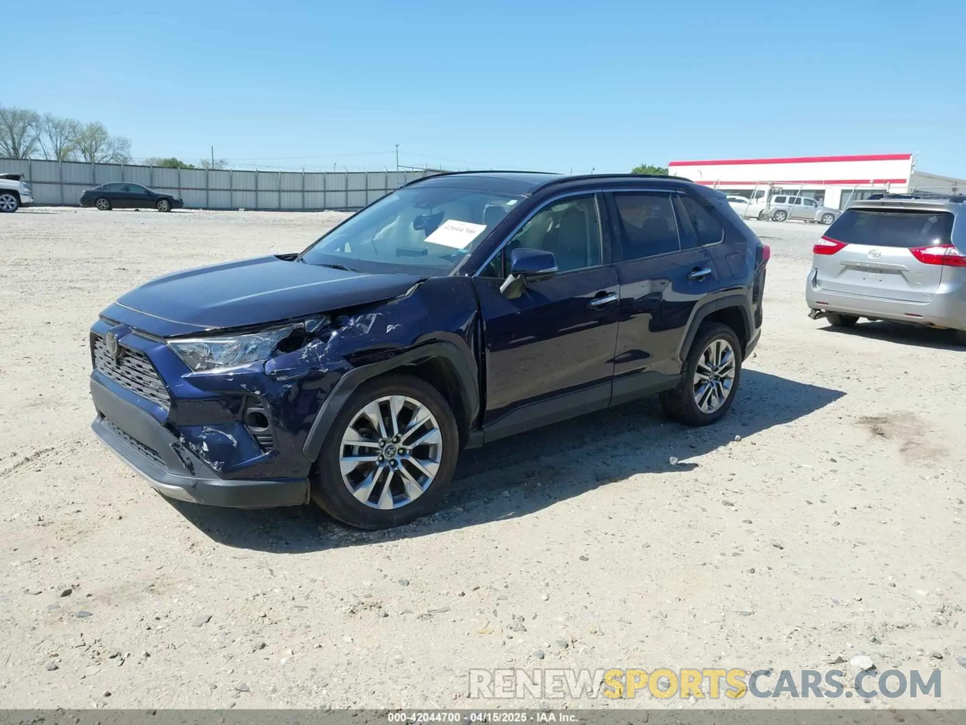 2 fotografías del automóvil dañado JTMY1RFV7KD508937 TOYOTA RAV4 2019