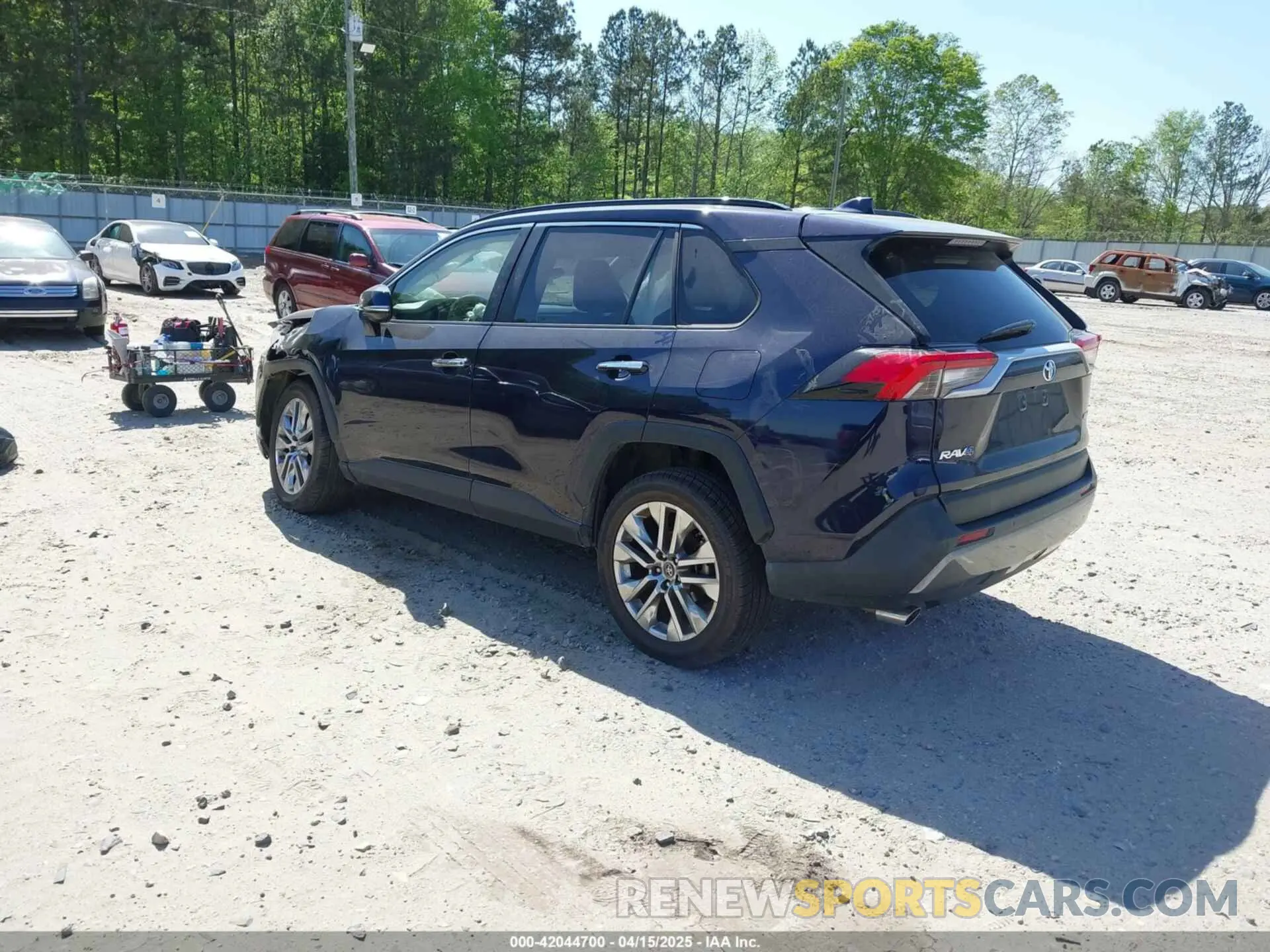 3 fotografías del automóvil dañado JTMY1RFV7KD508937 TOYOTA RAV4 2019