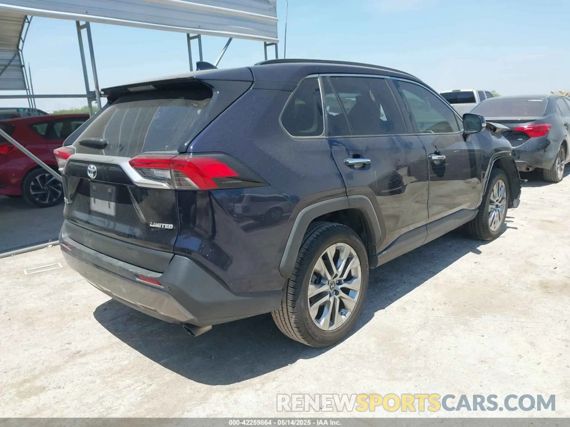 4 fotografías del automóvil dañado JTMY1RFV7KD516262 TOYOTA RAV4 2019