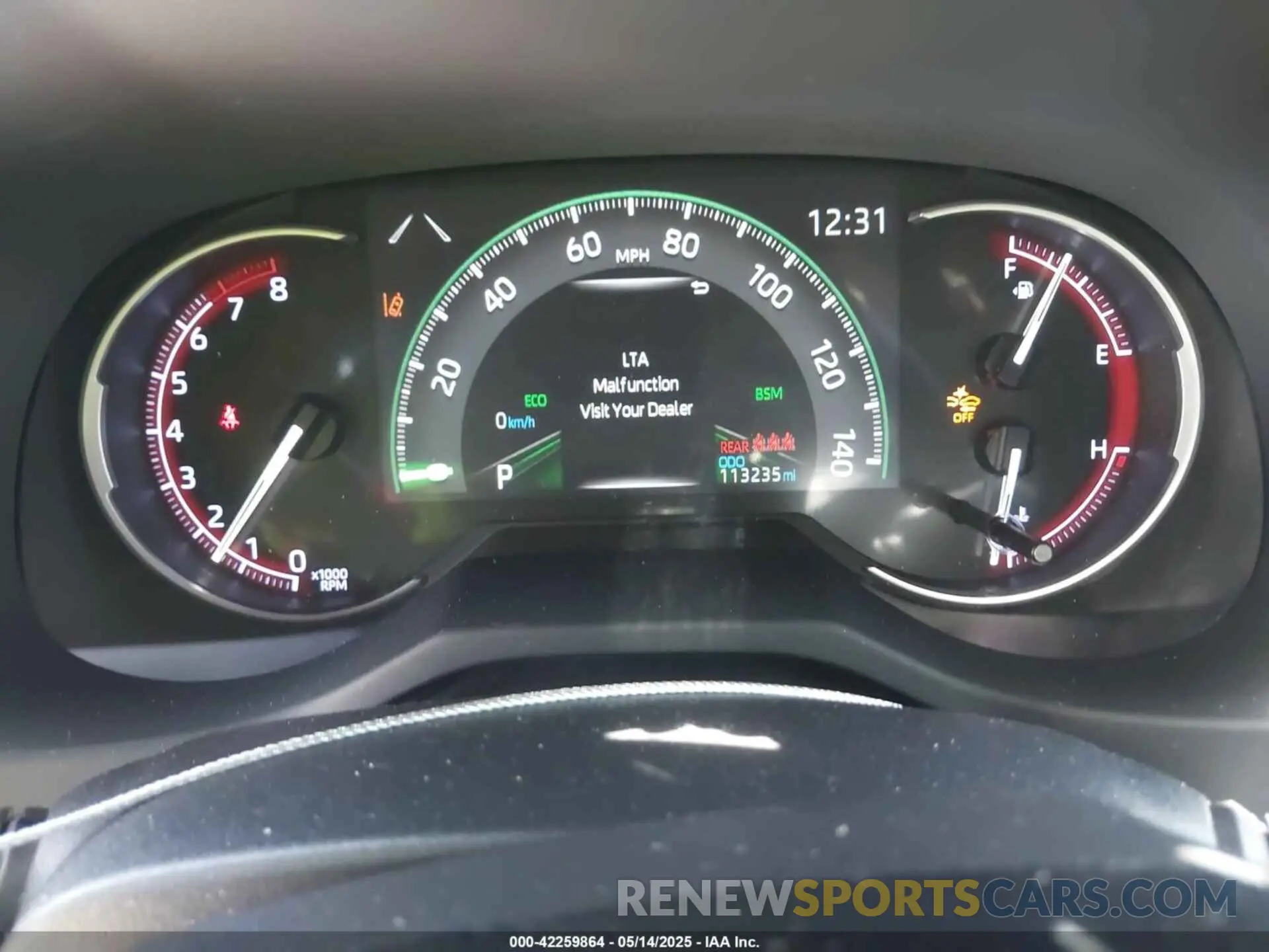 7 fotografías del automóvil dañado JTMY1RFV7KD516262 TOYOTA RAV4 2019