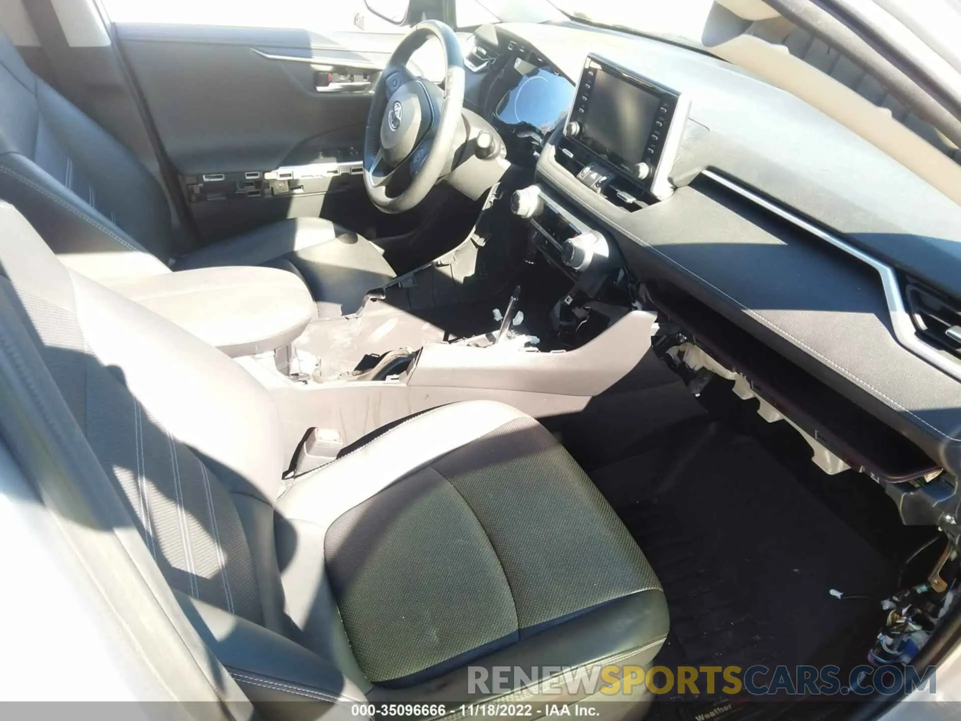 5 fotografías del automóvil dañado JTMY1RFV9KD008407 TOYOTA RAV4 2019