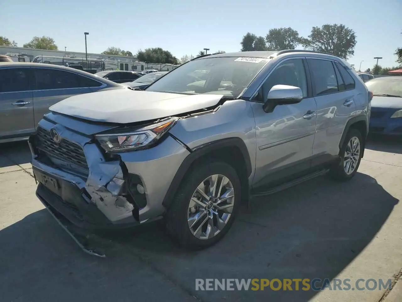 1 fotografías del automóvil dañado JTMY1RFV9KD501200 TOYOTA RAV4 2019