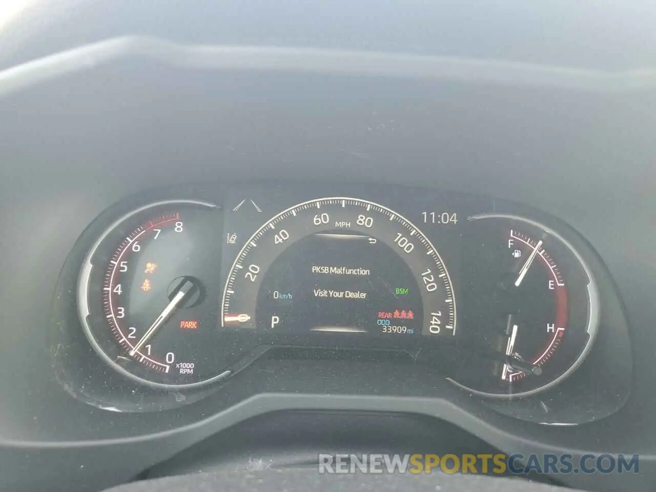9 fotografías del automóvil dañado JTMY1RFV9KD501200 TOYOTA RAV4 2019