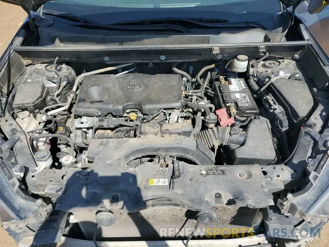 12 fotografías del automóvil dañado JTMY1RFVXKD028357 TOYOTA RAV4 2019