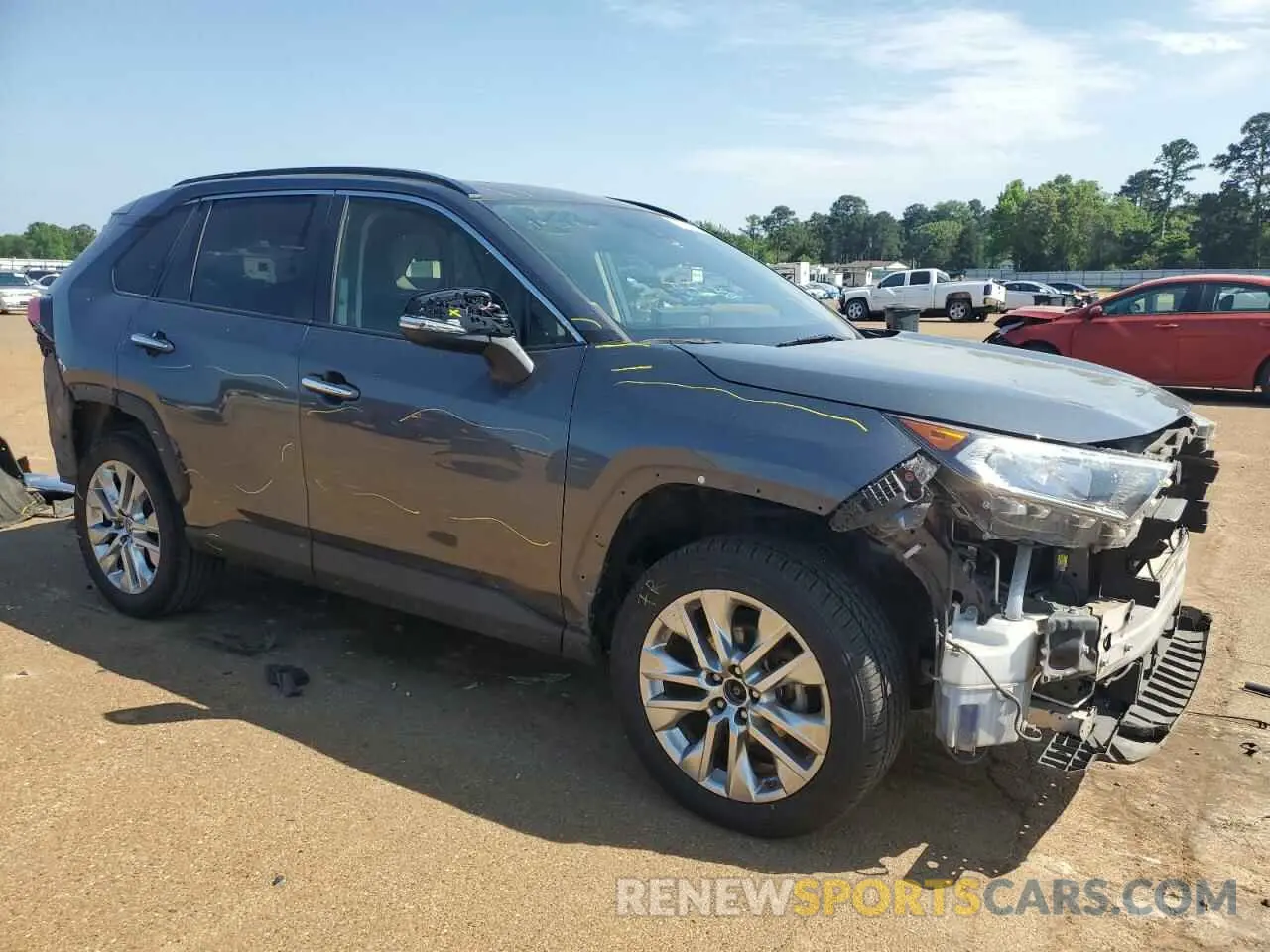 4 fotografías del automóvil dañado JTMY1RFVXKD028357 TOYOTA RAV4 2019