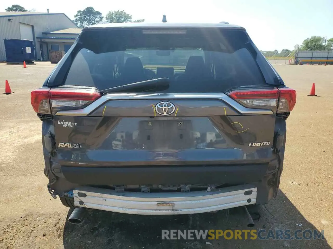 6 fotografías del automóvil dañado JTMY1RFVXKD028357 TOYOTA RAV4 2019