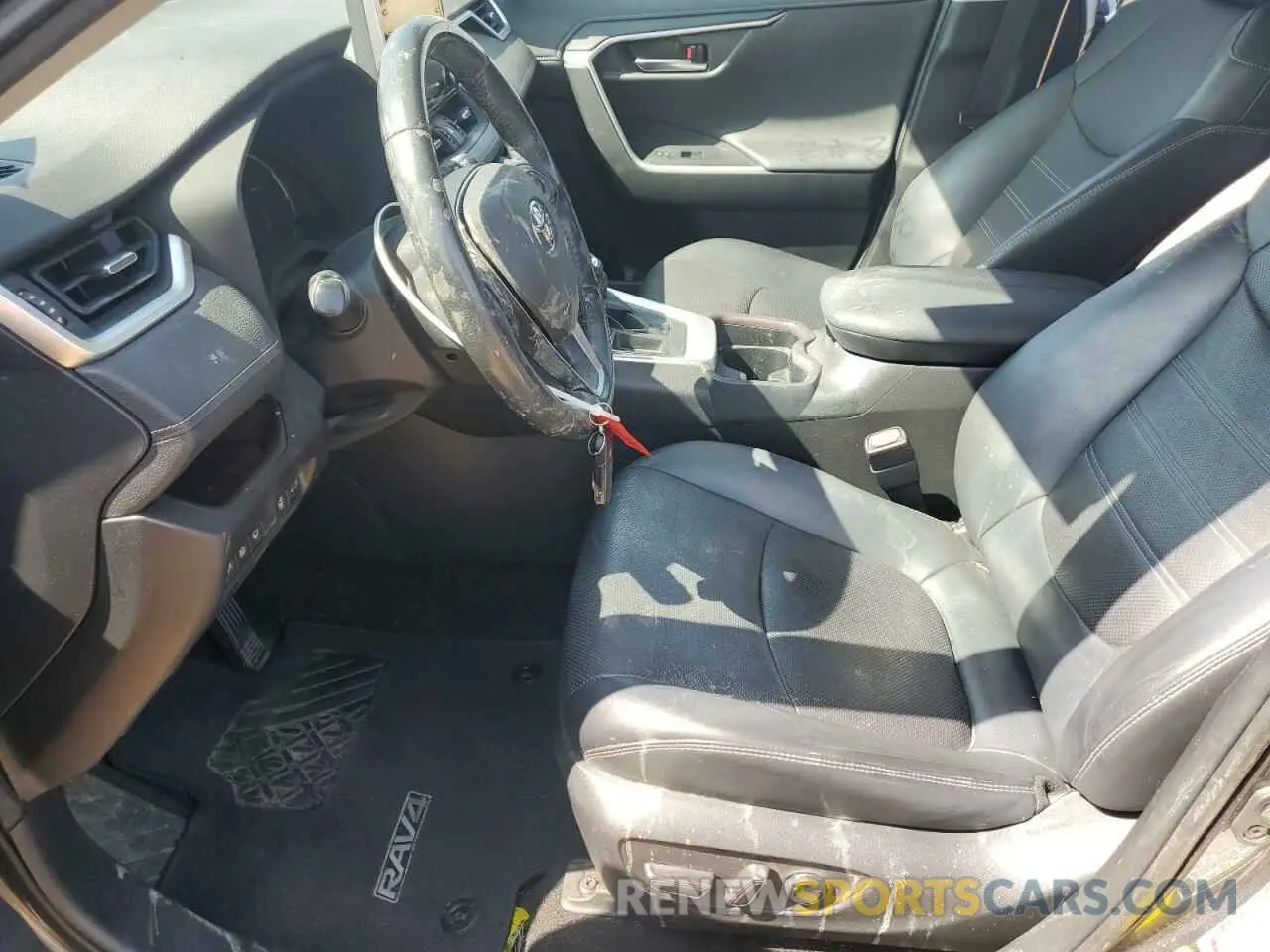 7 fotografías del automóvil dañado JTMY1RFVXKD028357 TOYOTA RAV4 2019