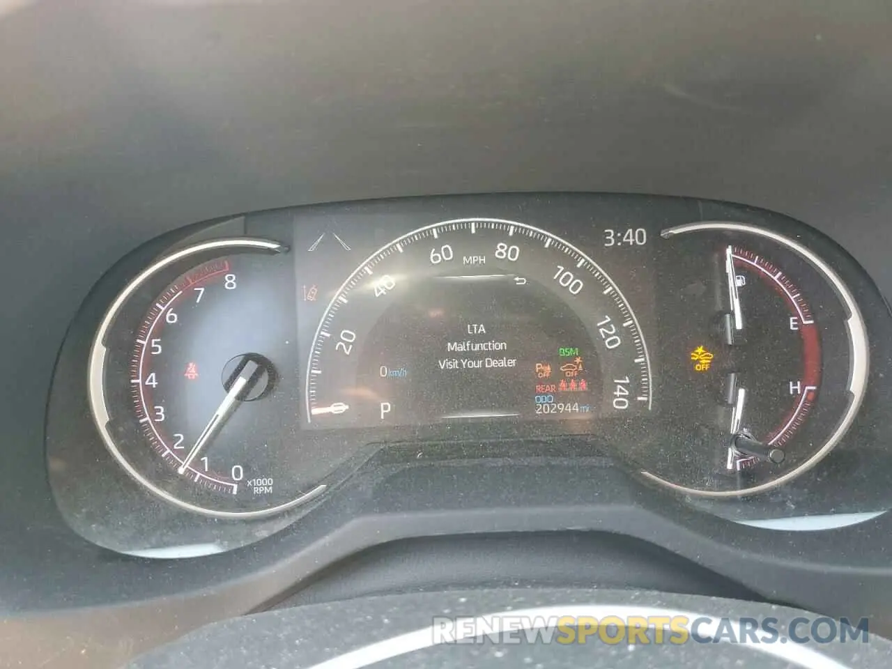 9 fotografías del automóvil dañado JTMY1RFVXKD028357 TOYOTA RAV4 2019