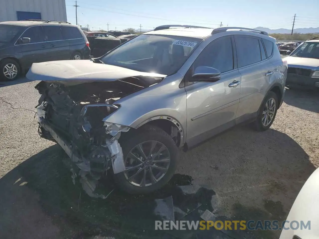 1 fotografías del automóvil dañado JTMYFREV4JJ202376 TOYOTA RAV4 2019