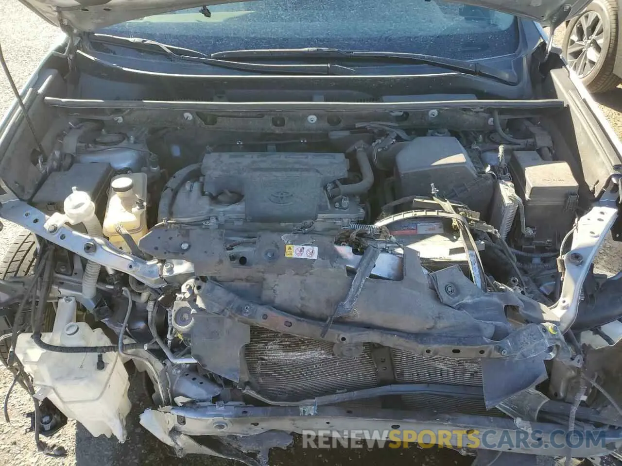 12 fotografías del automóvil dañado JTMYFREV4JJ202376 TOYOTA RAV4 2019
