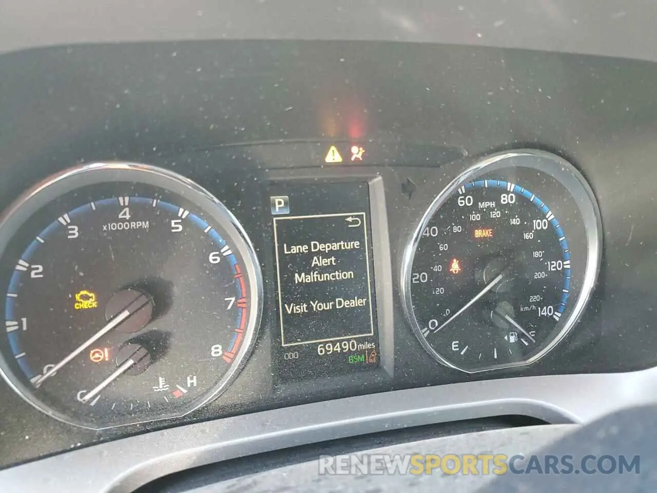 9 fotografías del automóvil dañado JTMYFREV4JJ202376 TOYOTA RAV4 2019