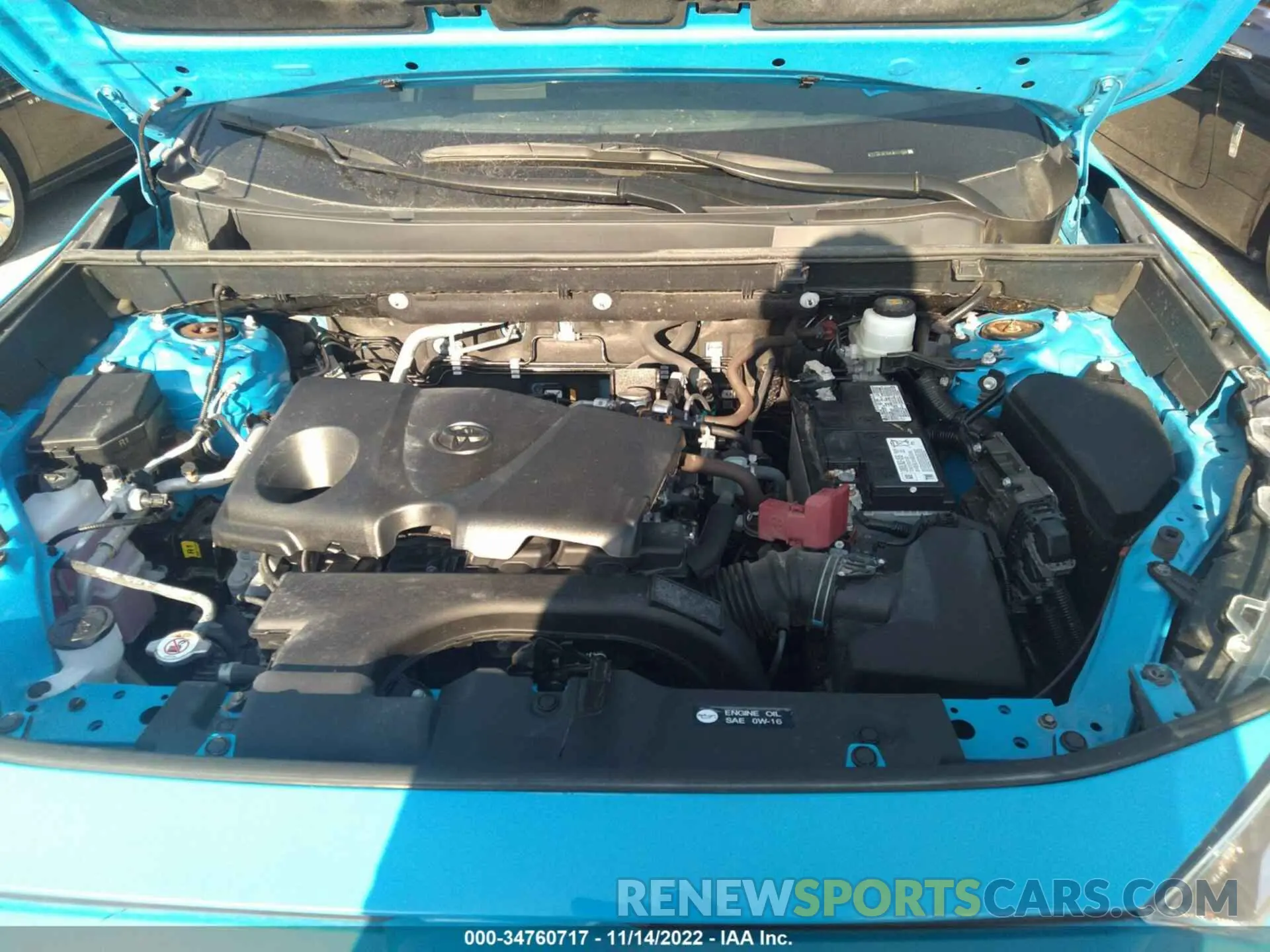 10 fotografías del automóvil dañado 2T3A1RFV0LW117408 TOYOTA RAV4 2020